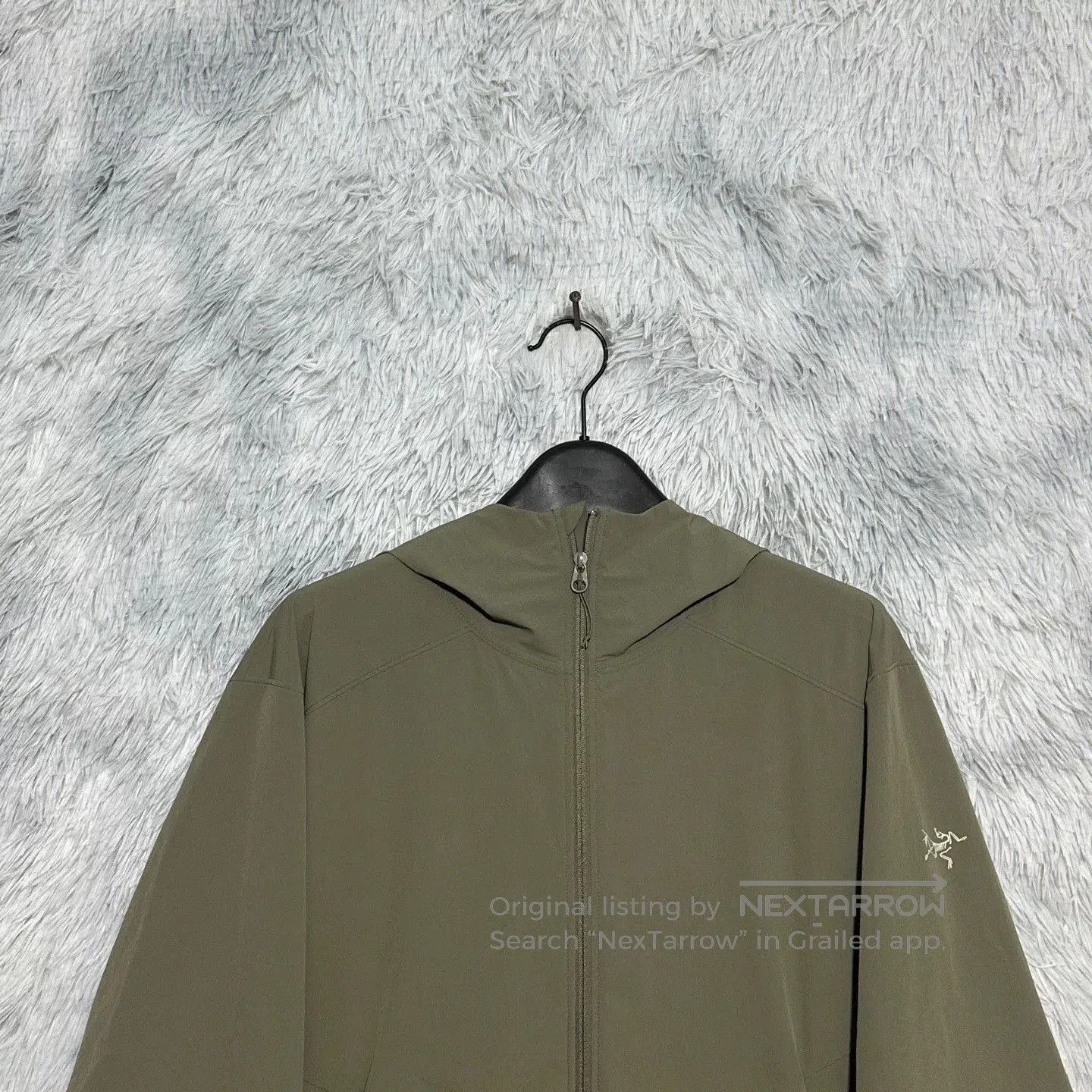 Arc'teryx Arcteryx Gamma Lightweight Hoody Jacket in Green. Size US L / EU 52-54 / 3 - 3 Thumbnail