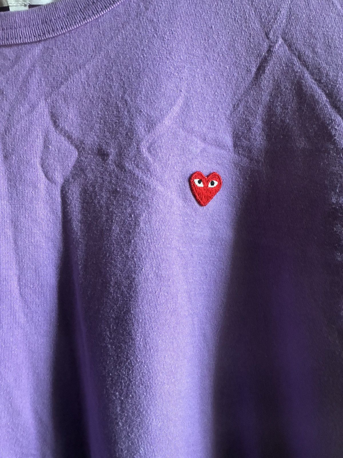 CDG by Comme des Garcons Multi panel CDG heart long sleeve Size US XL / EU 56 / 4 - 2 Thumbnail