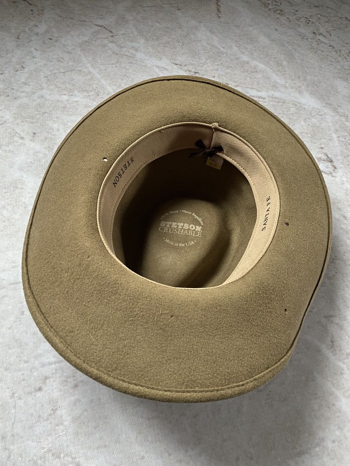 Cowboy Equipment × Stetson Stetson Santa Fé Crushable Wool Outdoor Vintage Hat Men's Size 44 - 4 Thumbnail