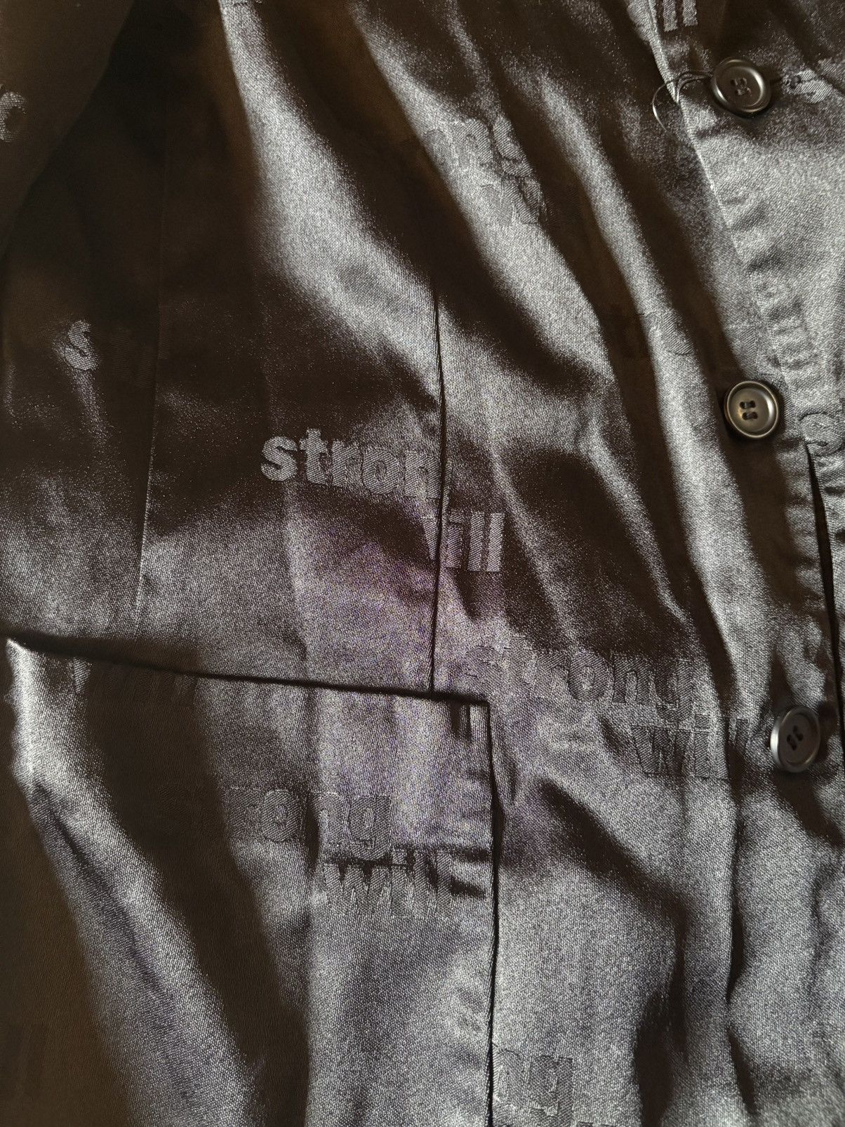 Comme des Garcons Black Comme des Garçons Blazer - Black “Strong Will” - S - New Size 38S - 2 Thumbnail