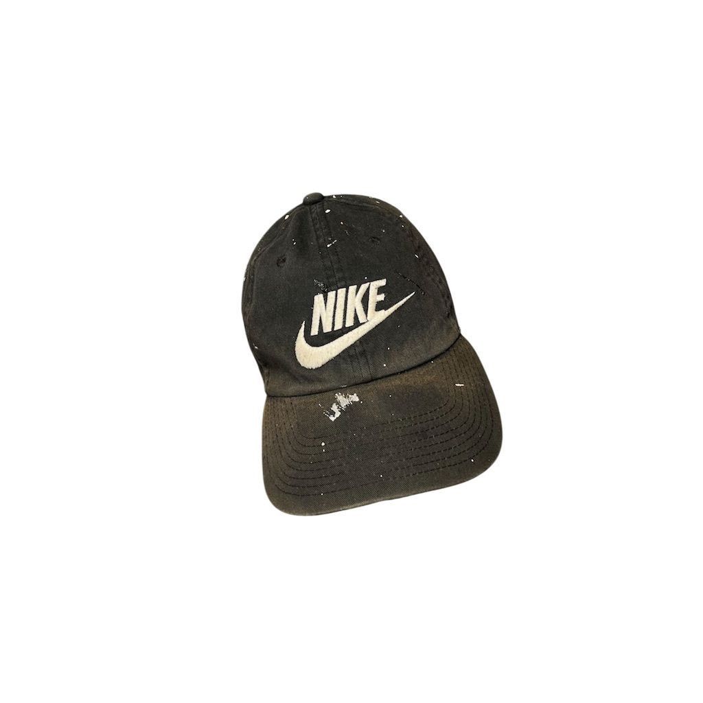 Nike Vintage Faded Distressed Black Nike "Heritage 86" Hat Cap Size ONE SIZE - 2 Thumbnail