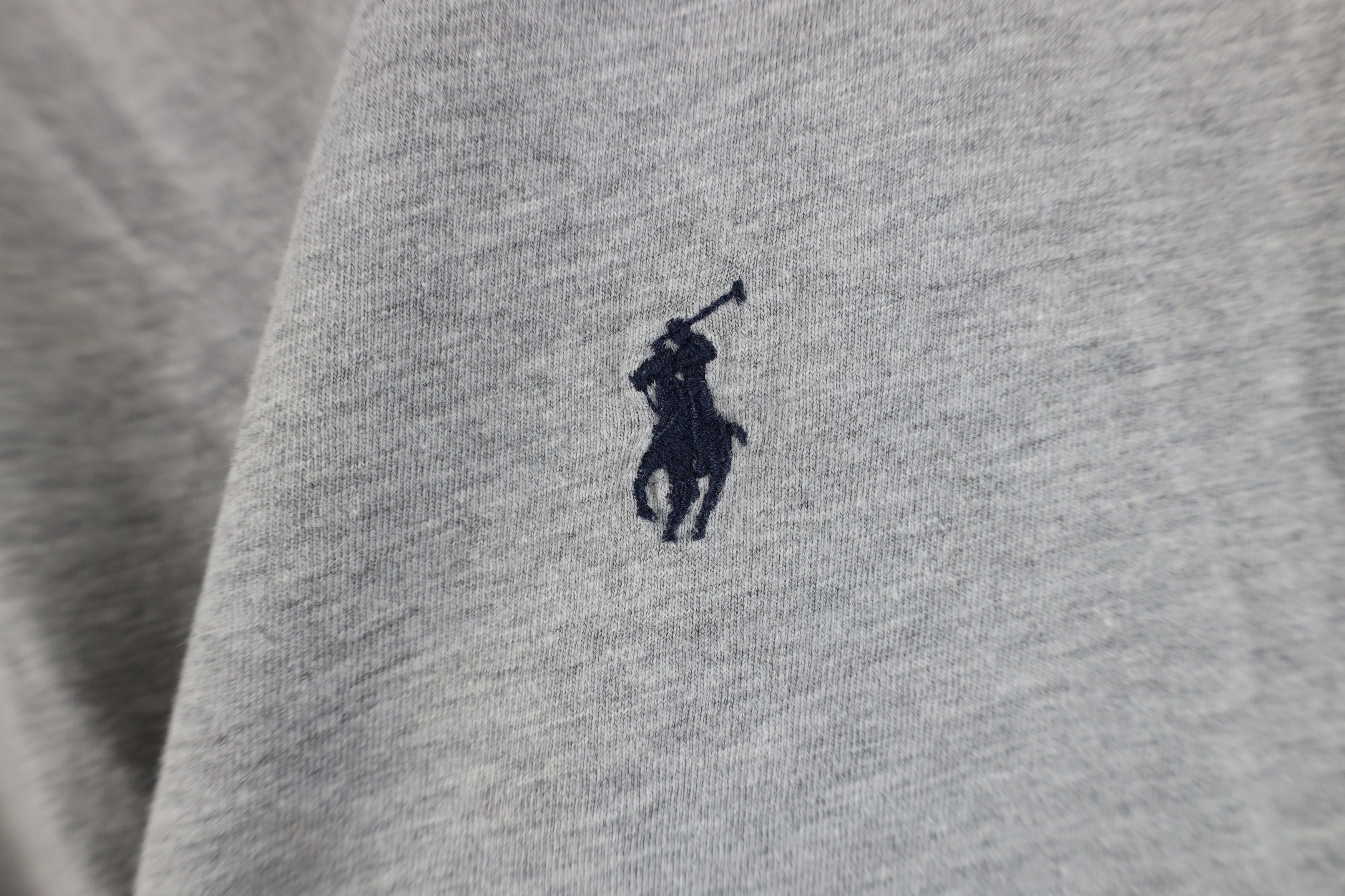 Ralph Lauren Vintage 90s Ralph Lauren Long Sleeve T-Shirt Heather Gray Size US L / EU 52-54 / 3 - 4 Thumbnail