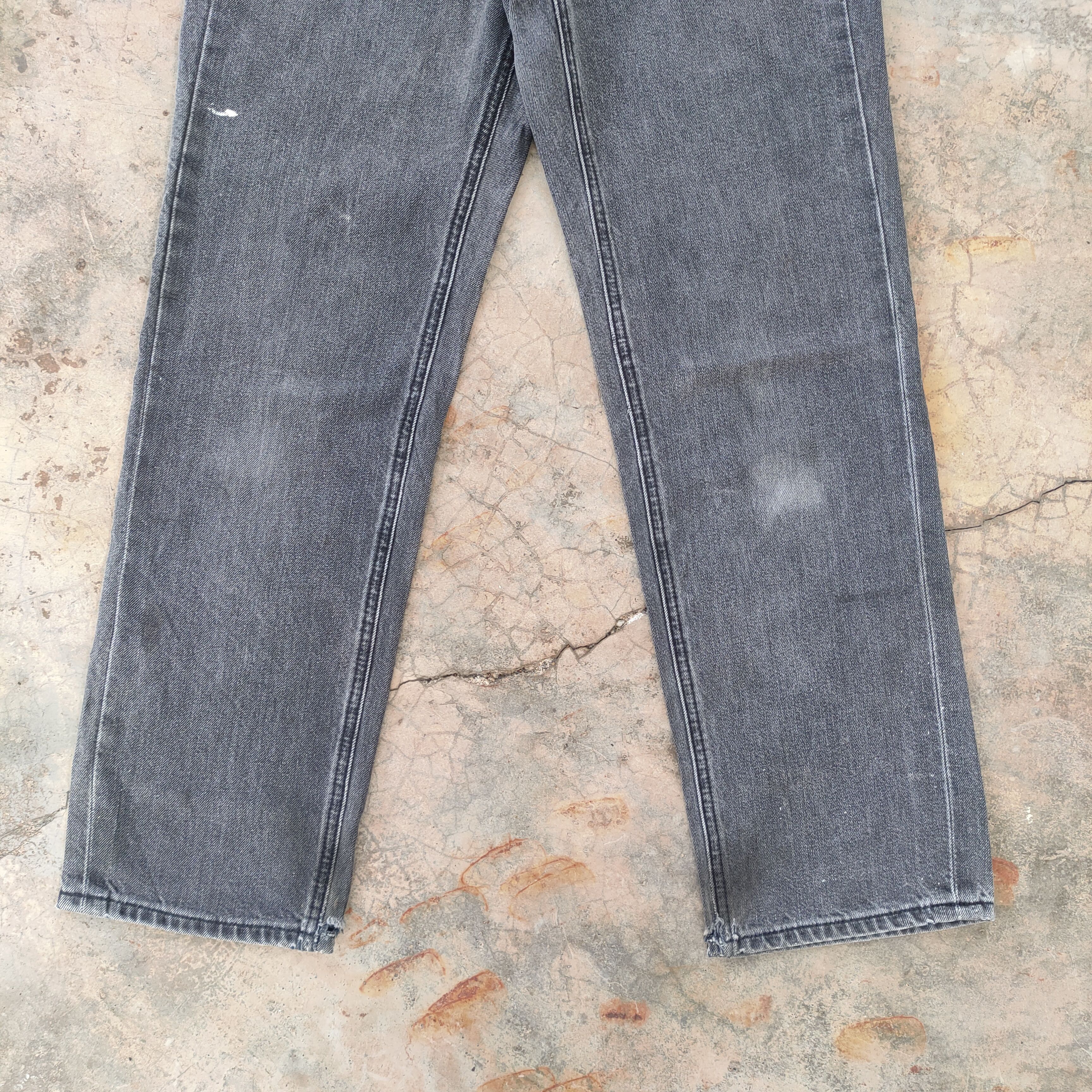 Japanese Brand × Jean W28 VINTAGE JAPANESE FADED BLACK JEANS DENIM PANTS Size US 28 / EU 44 - 4 Thumbnail