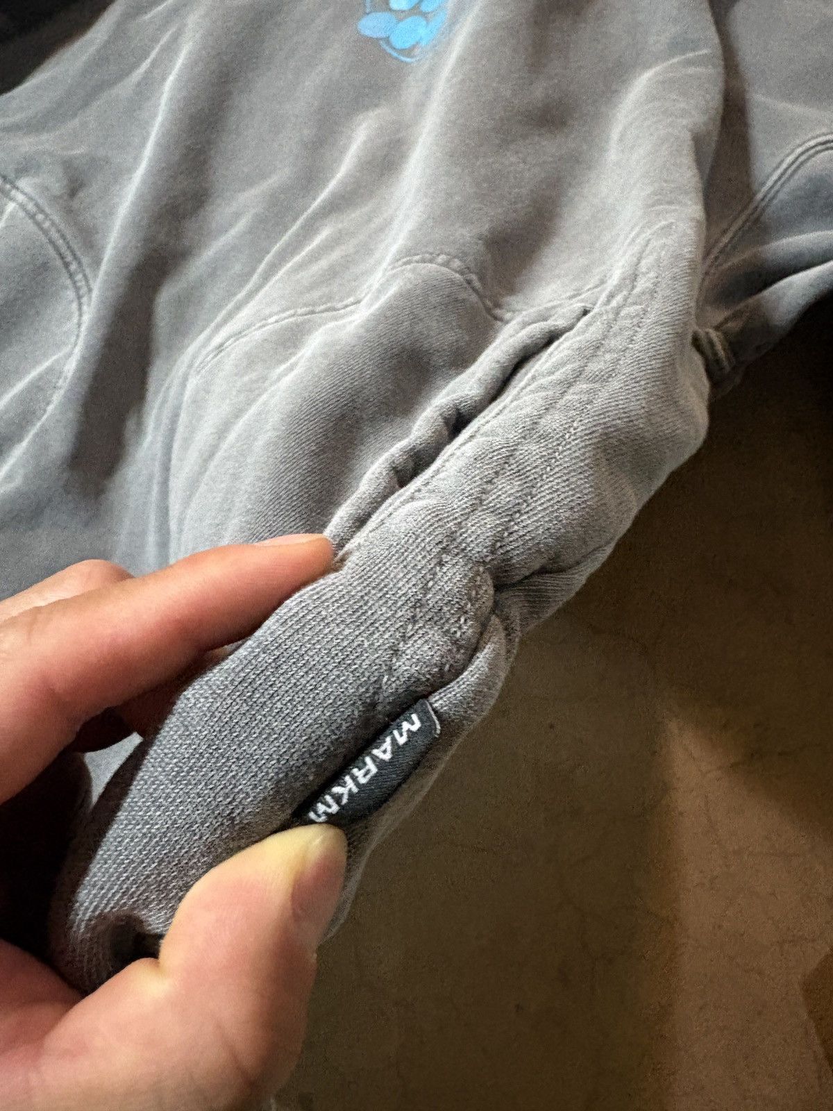 Other Markm Y2K Faded Black Gray Military Style Oversized Hoodie Size US L / EU 52-54 / 3 - 3 Thumbnail