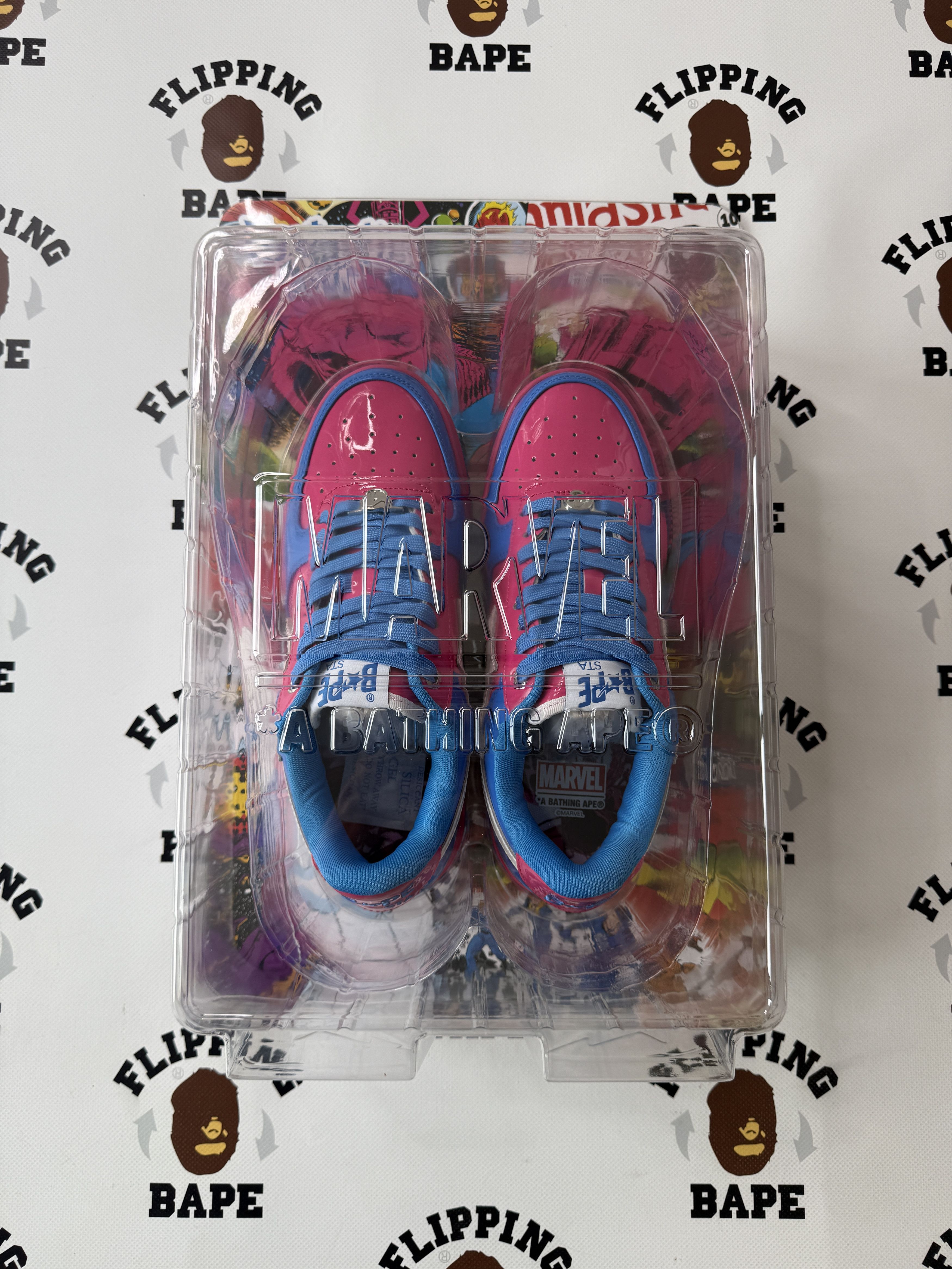 Bape BAPE X F4 BAPE STA GALACTUS & SILVER SURFER Size US 10 / EU 43 - 18 Thumbnail