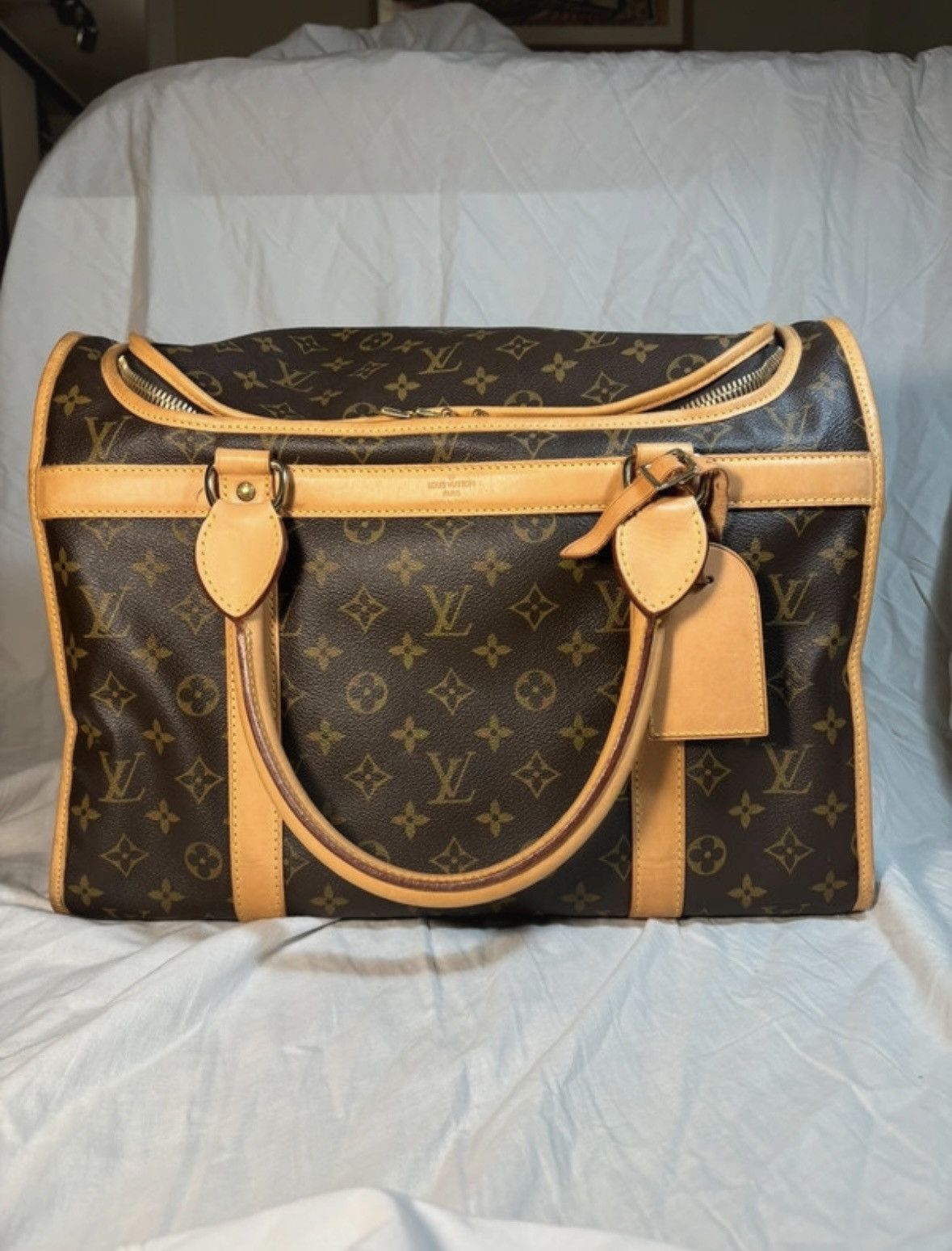 Louis Vuitton LOUIS VUITTON Sac Chien 40 monogram dog carrier shoulder bag Size ONE SIZE - 2 Thumbnail