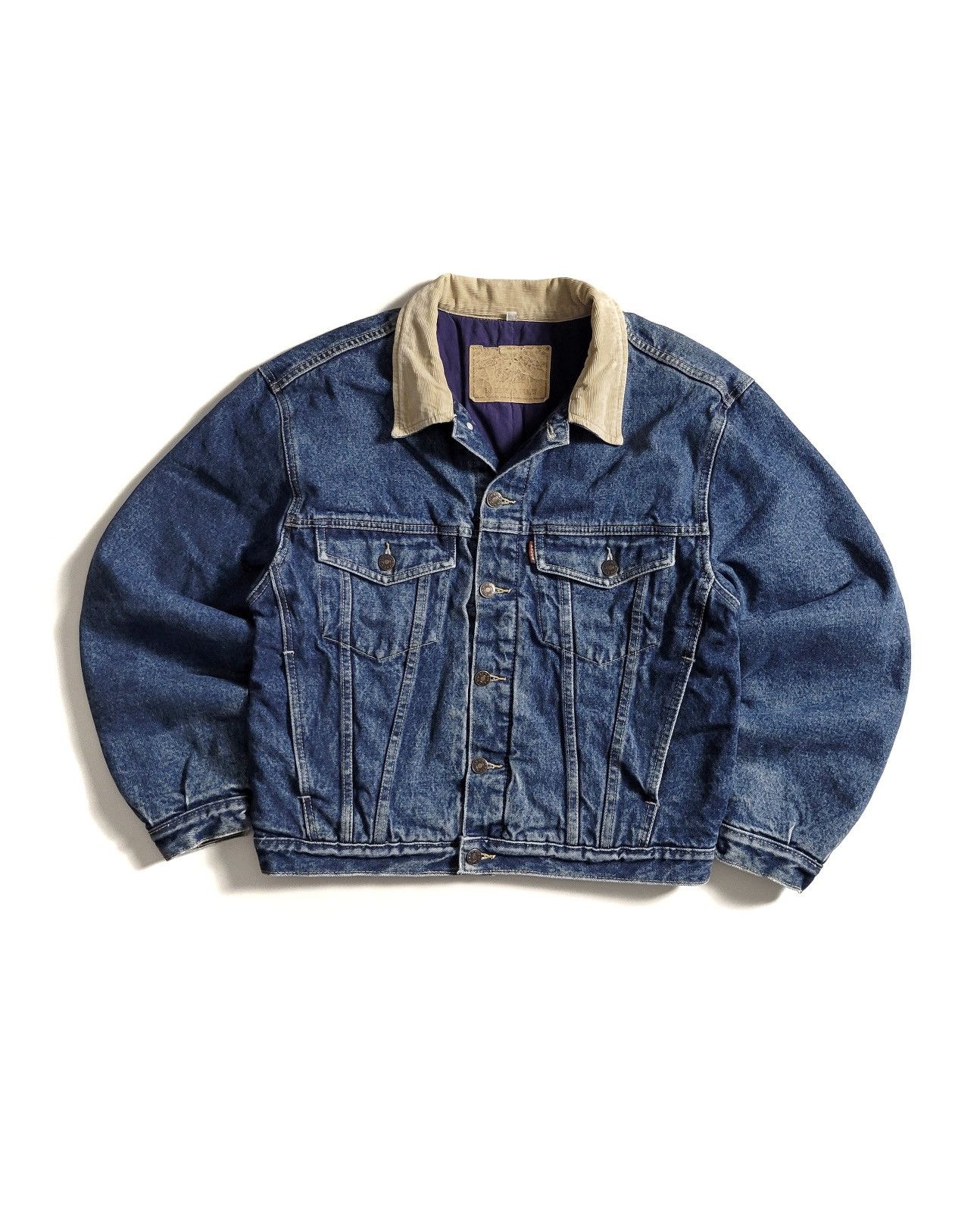 Other Vintage 90s Western Blue Denim Lined Jacket Cowboy Core Size US S / EU 44-46 / 1 - 1 Thumbnail