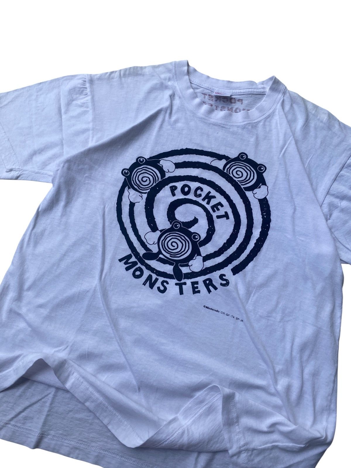 Anime Vintage Rare Pokemon Poliwag Pocket Monsters Tee Banpresto Size US M / EU 48-50 / 2 - 5 Thumbnail