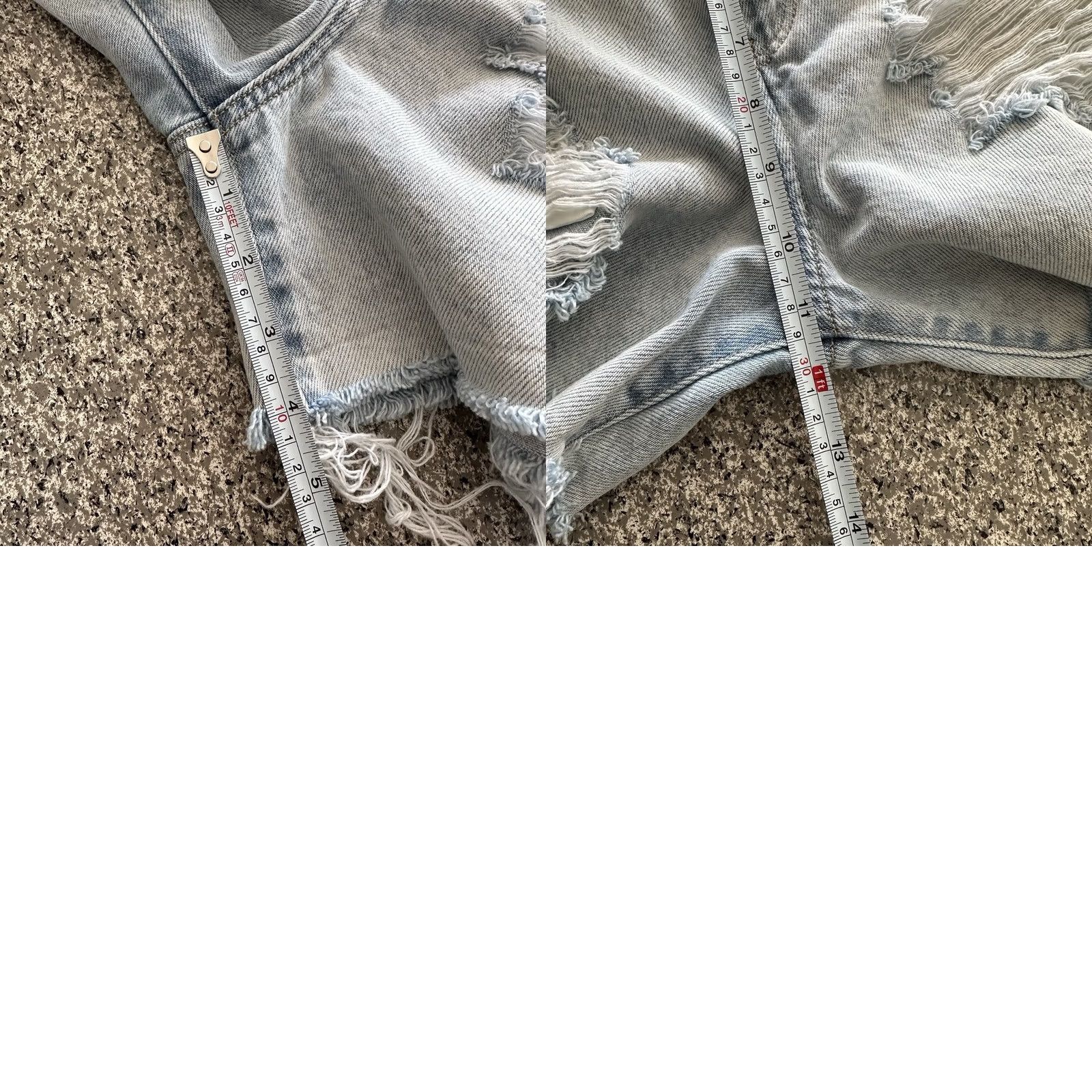 American Eagle Outfitters VINTAGE American Eagle Shorts Womens 2 27x4 High Rise Mom Distressed Raw Cut Off Blue 100% Cotton Denim Womens Distressed Jeans 90s Theme Mens, Womens Size 28" / US 6 / IT 42 - 8 Thumbnail