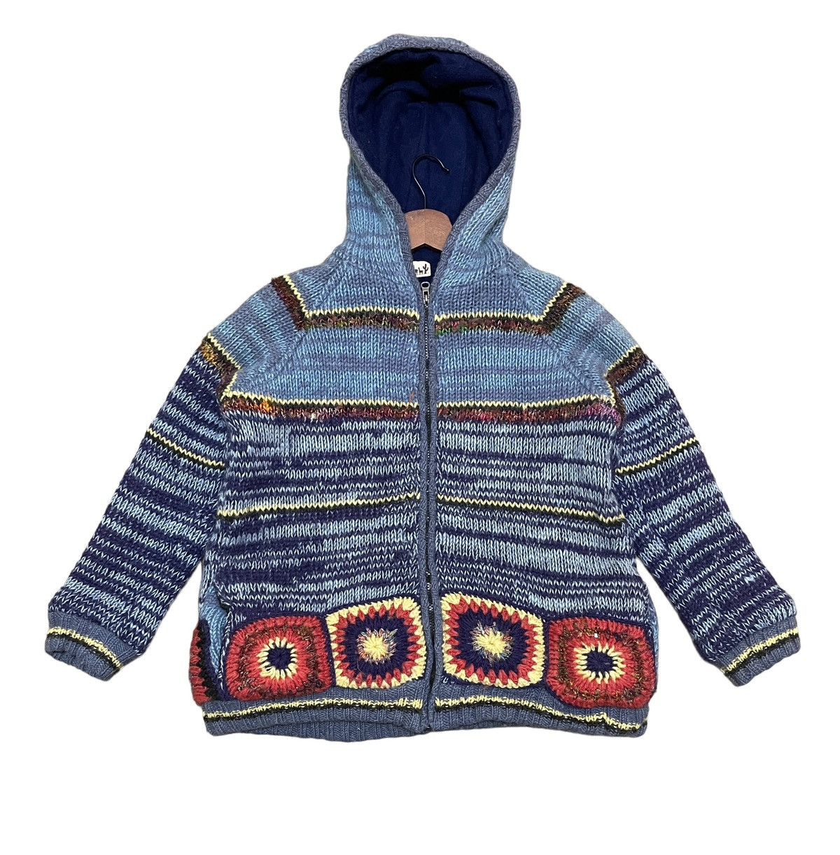 Vintage Vintage Japanese Brand Titicaca Hoodie Knitwear 1990s Size US S / EU 44-46 / 1 - 1 Thumbnail