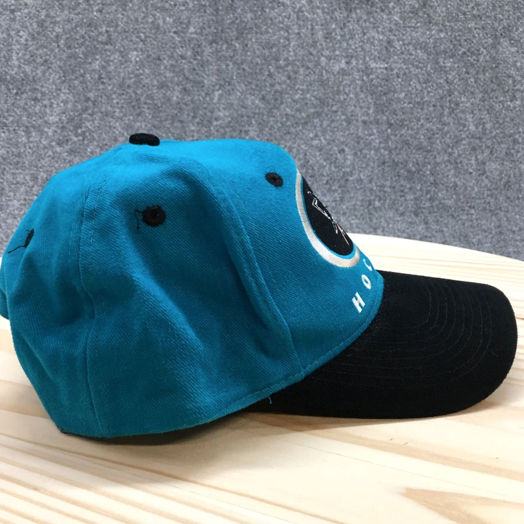 Vintage San Jose Sharks Hockey Baseball Cap Mens Blue OS Adjustable Embroidered Logo Size ONE SIZE - 6 Thumbnail