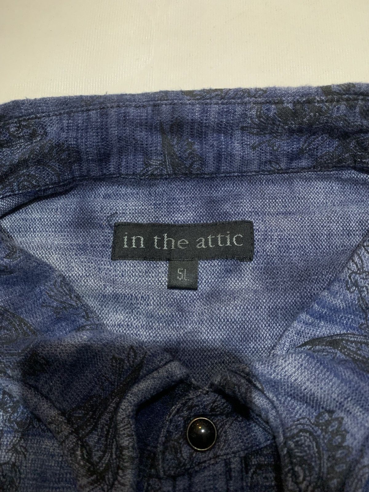 In The Attic 🔥Rare🔥Vintage In The Attic AOP Bandana Skull Button Up Shirt Size US XXL / EU 58 / 5 - 10 Thumbnail
