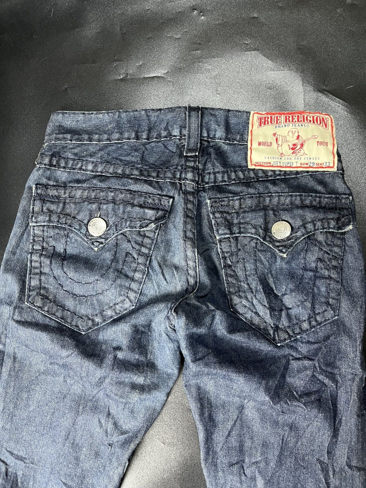 If Six Was Nine × Japanese Brand × True Religion Super Flared True Religion BlueJeans Size US 31 - 7 Thumbnail