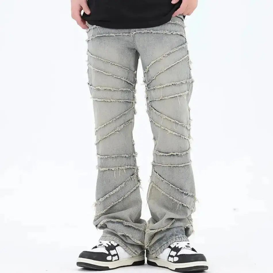 Japanese Brand Opium Embroidery Stack Denim Jeans Retro Vintage y2k Size US 30 / EU 46 - 1 Thumbnail
