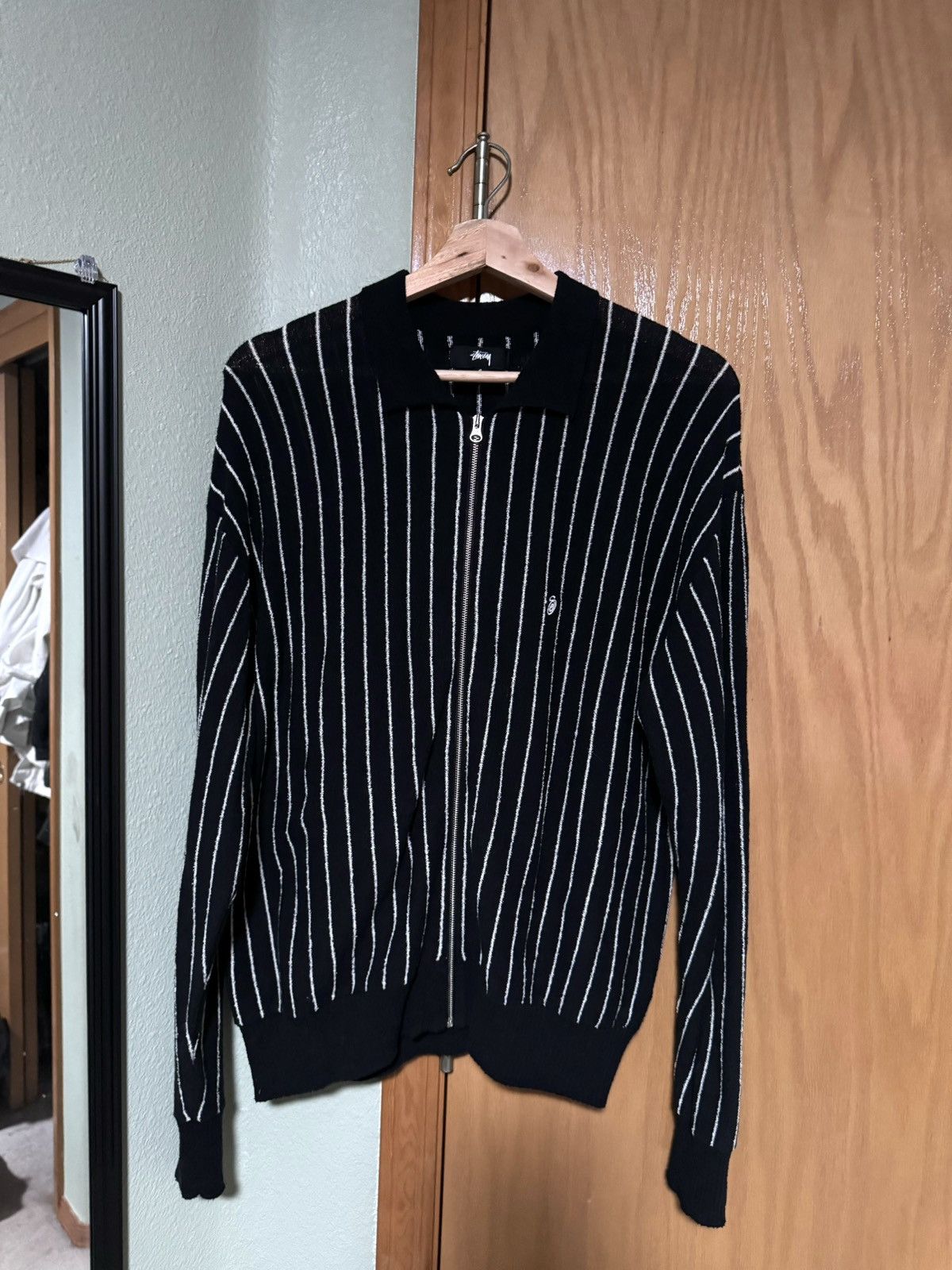 トップス stussy Light Weight Ls Zip Polo ☆送料・関税込☆Stussy☆LIGHT WEIGHT LS ZIP POLO☆ (STUSSY
