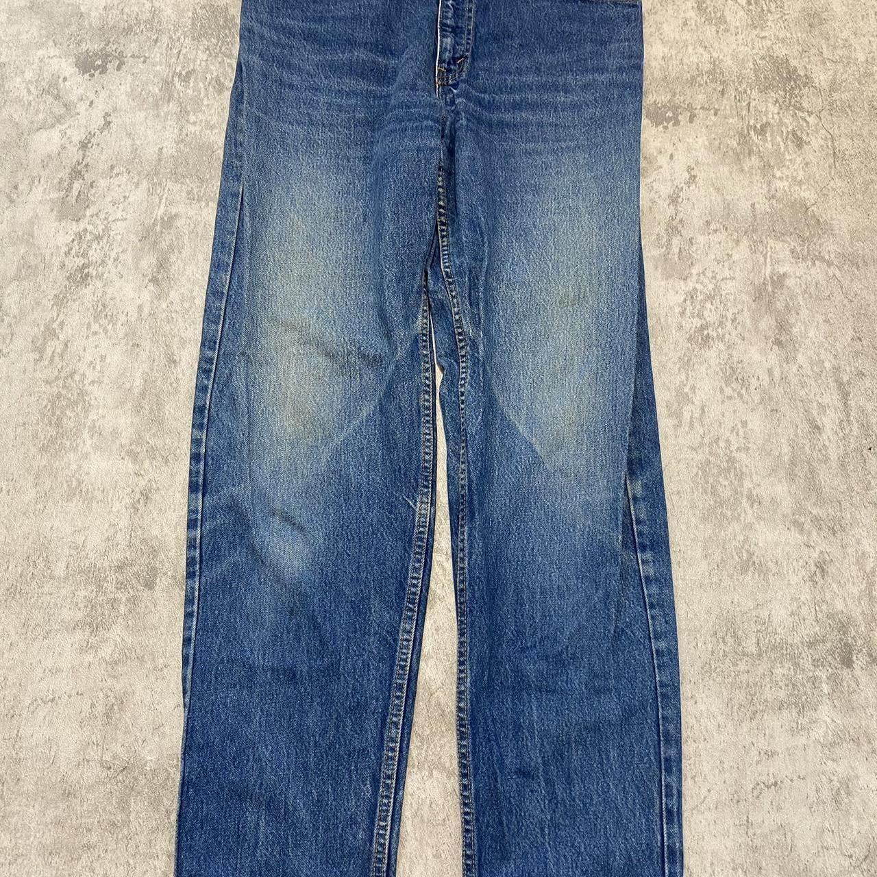 Levi's 80s Orange Tab Levi's 501 blue denim jeans Vintage Size US 34 / EU 50 - 3 Thumbnail