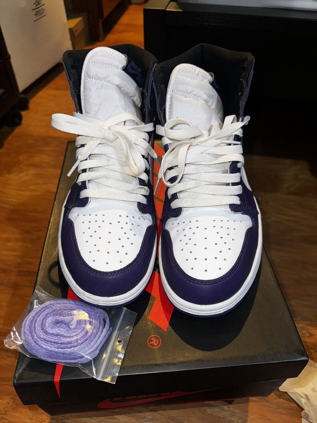 Jordan Brand Jordan 1 Court Purple Size US 10.5 / EU 43-44 - 1 Thumbnail