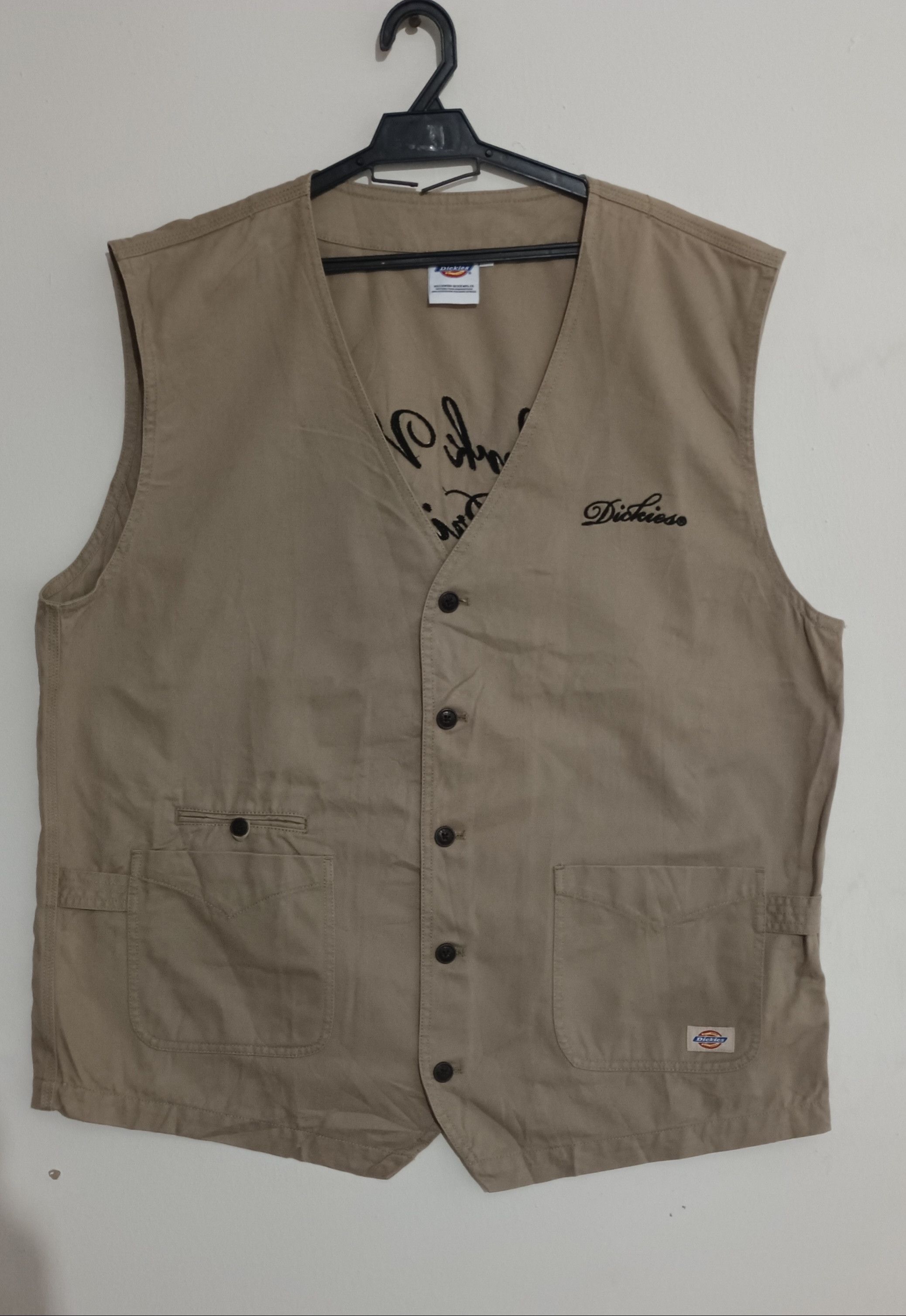 Dickies Vintage 🔥🔥Dickies Work Wear Safari Vest Size US XXL / EU 58 / 5 - 1 Thumbnail