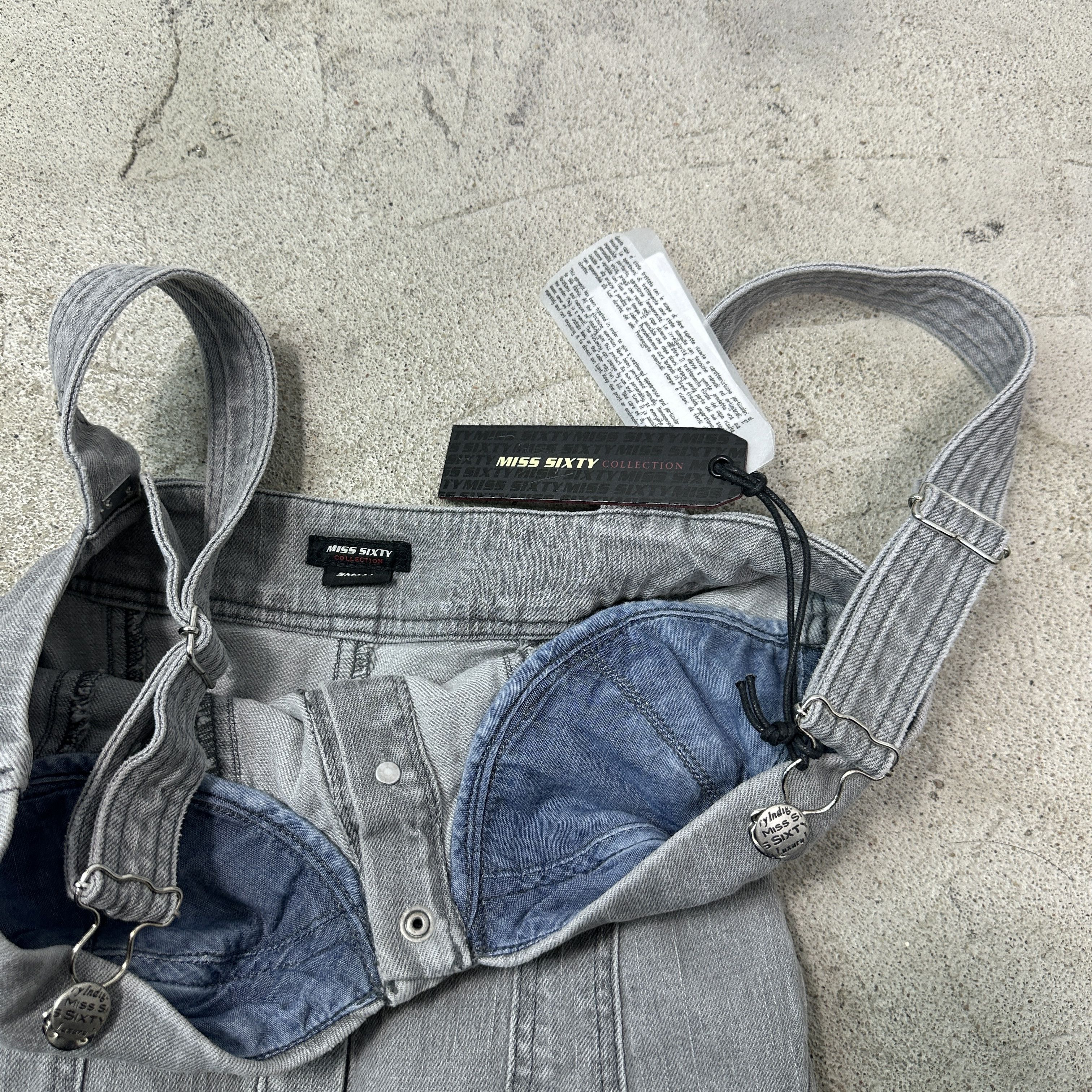 Vintage Vintage Avant Garde Denim Miss Sixty Jeans Corset / Top Y2K Size S / US 4 / IT 40 - 4 Thumbnail