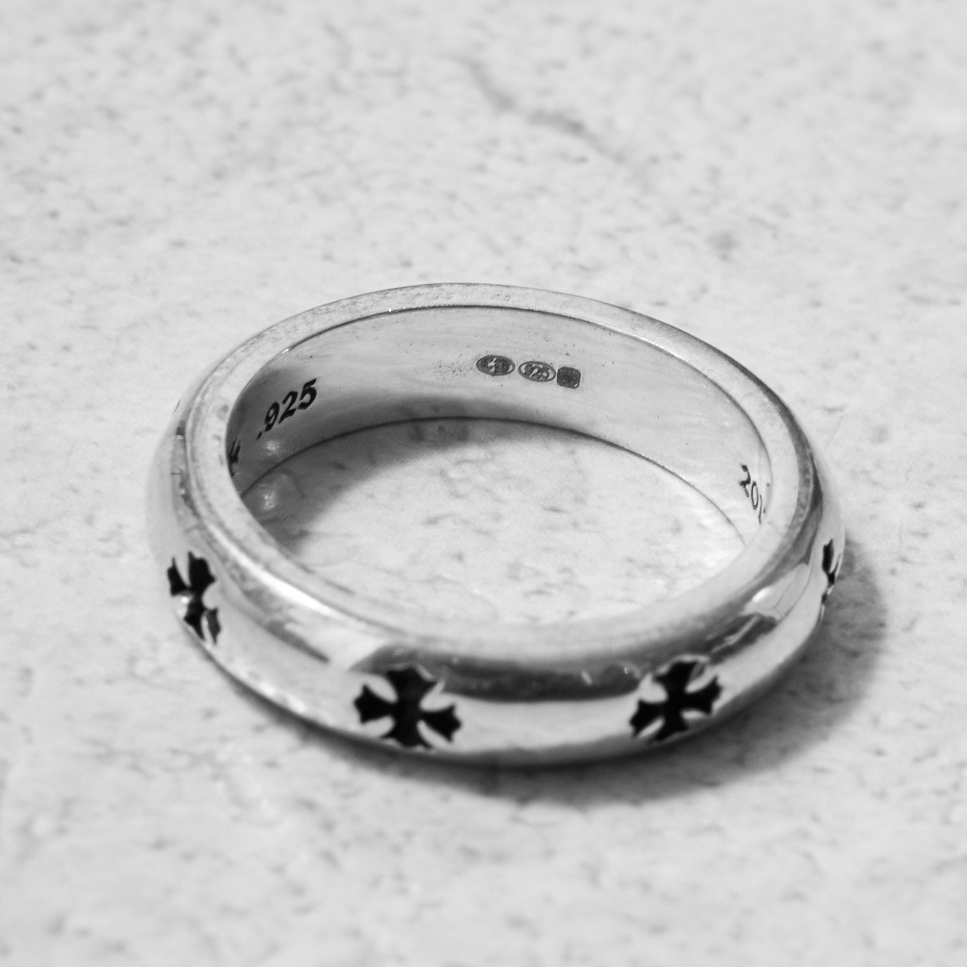 Chrome Hearts CHROME HEARTS Plus Band Ring Size ONE SIZE - 6 Thumbnail
