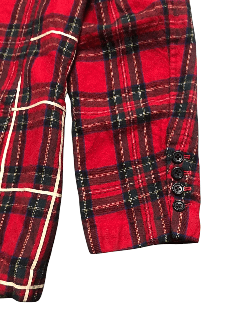 Yohji Yamamoto Vintage Yohji Yamamoto Y's For Men Wool Red Plaid Jacket Size US M / EU 48-50 / 2 - 15 Thumbnail