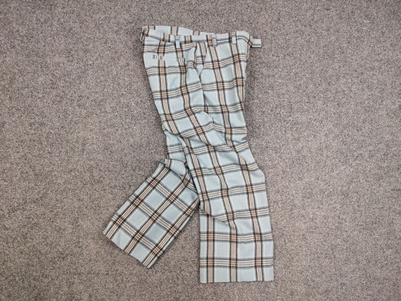 Katharine Hamnett London Vintage Katharine Hamnett Blue Wool Blend Trouser Pants Size 32" / US 10 / IT 46 - 11 Thumbnail