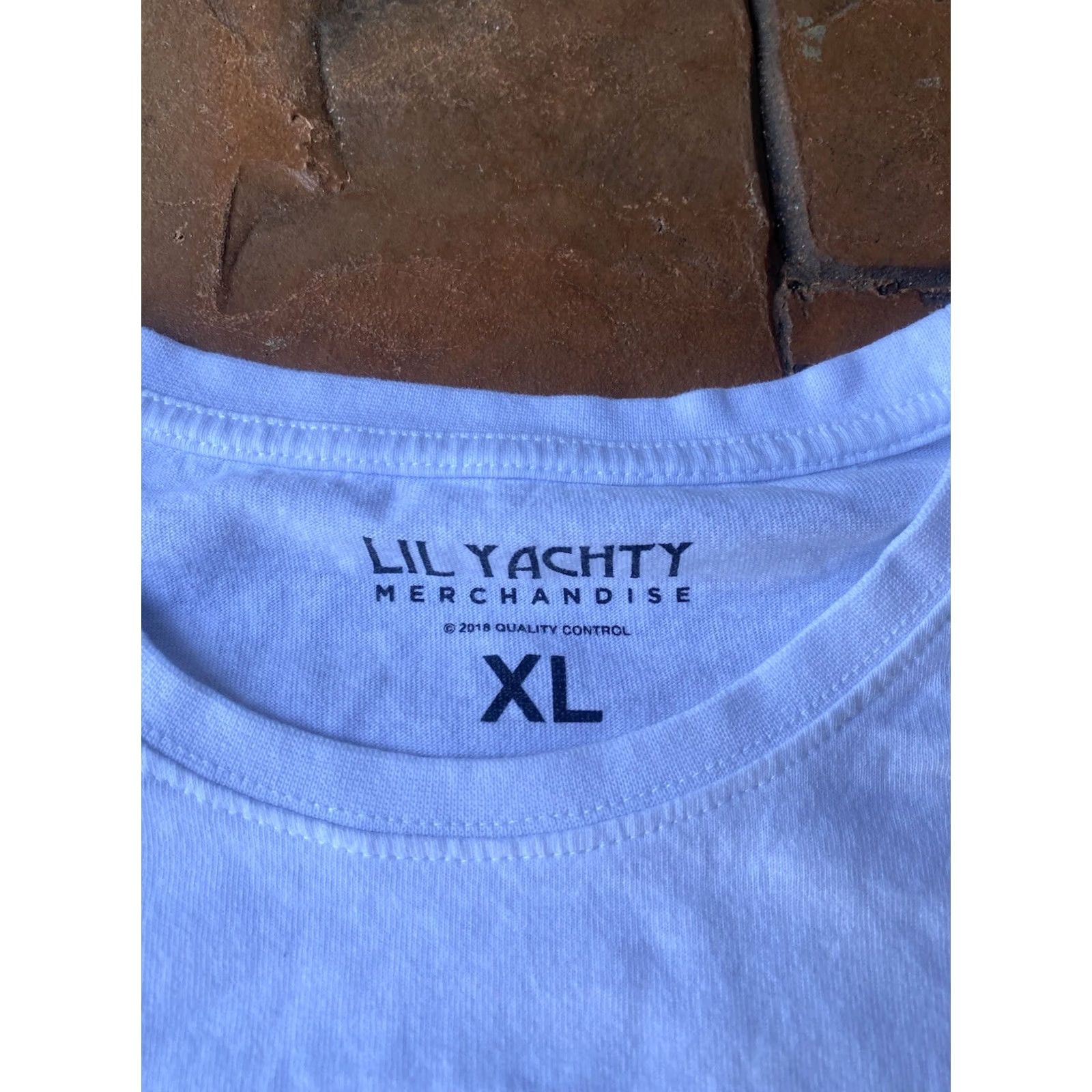 Vintage Lil Yachty Sailing Team 2018 Tour T-Shirt XL White Rap Hip Hop Shirt Unisex Adults Short Sleeve Crew Neck Logo 90s Size US XL / EU 56 / 4 - 2 Thumbnail