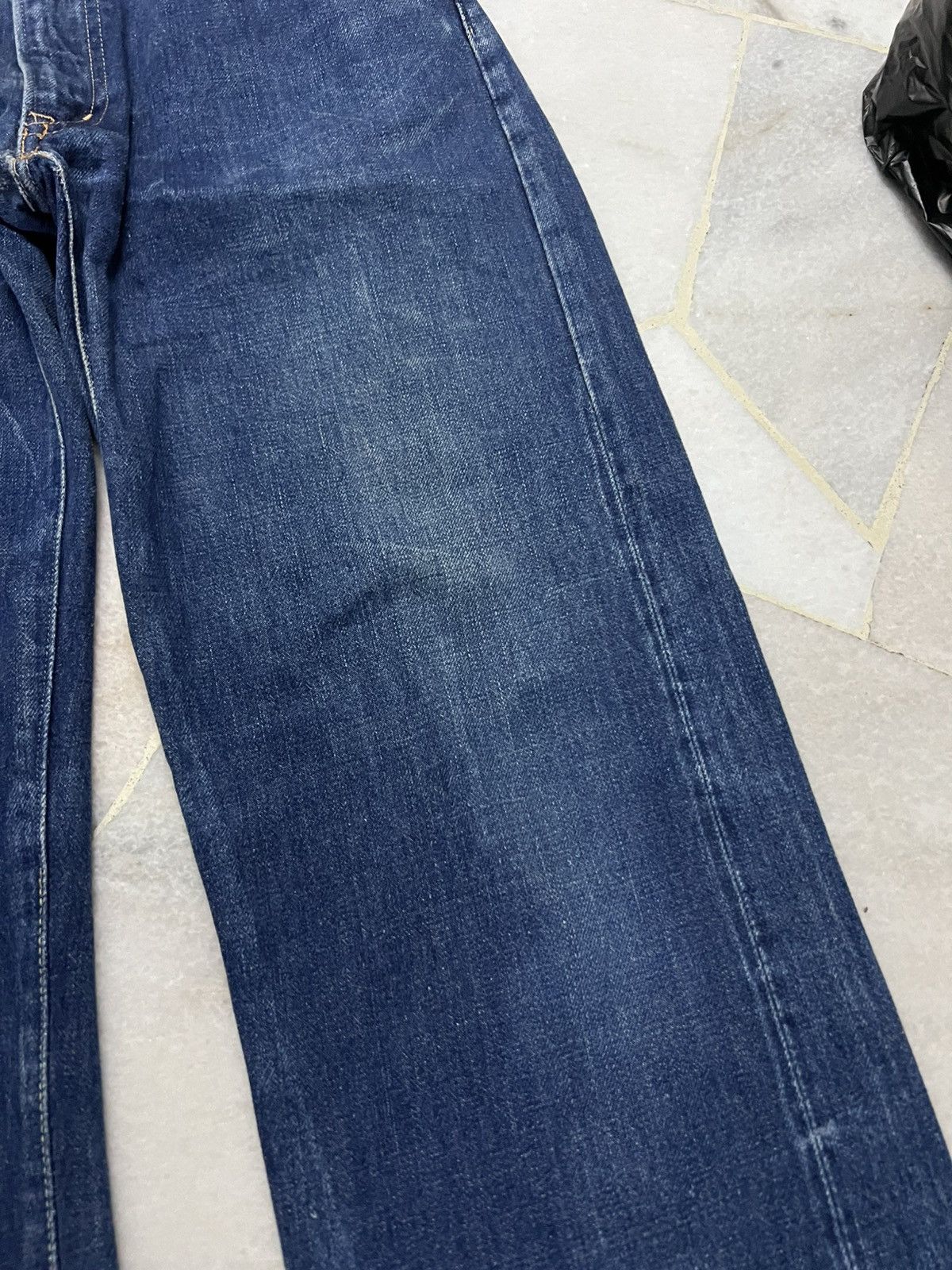 Japanese Brand 80’s H.R Market Blue Blue Japan Selvedge Jean Size US 31 - 6 Thumbnail