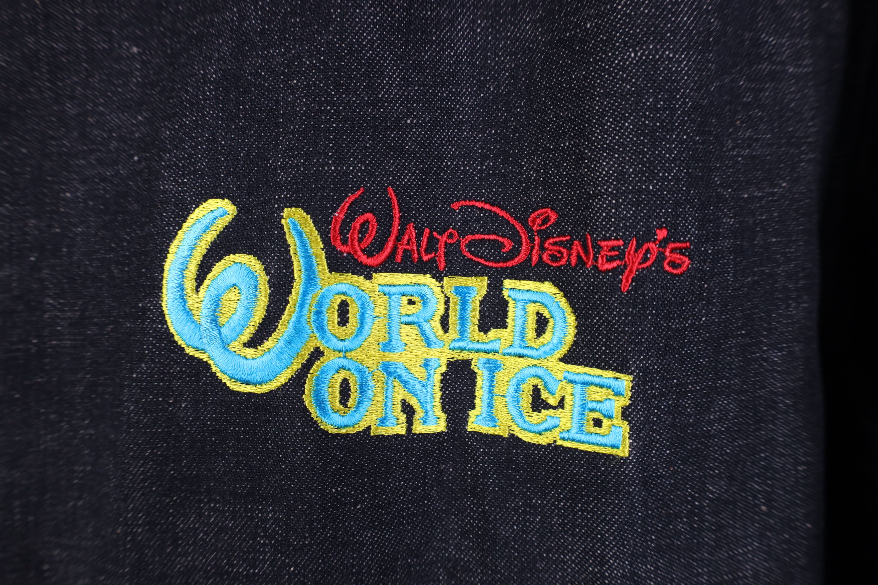 Vintage Vintage 90s Walt Disney World On Ice Chambray Bomber Jacket Size US L / EU 52-54 / 3 - 4 Thumbnail