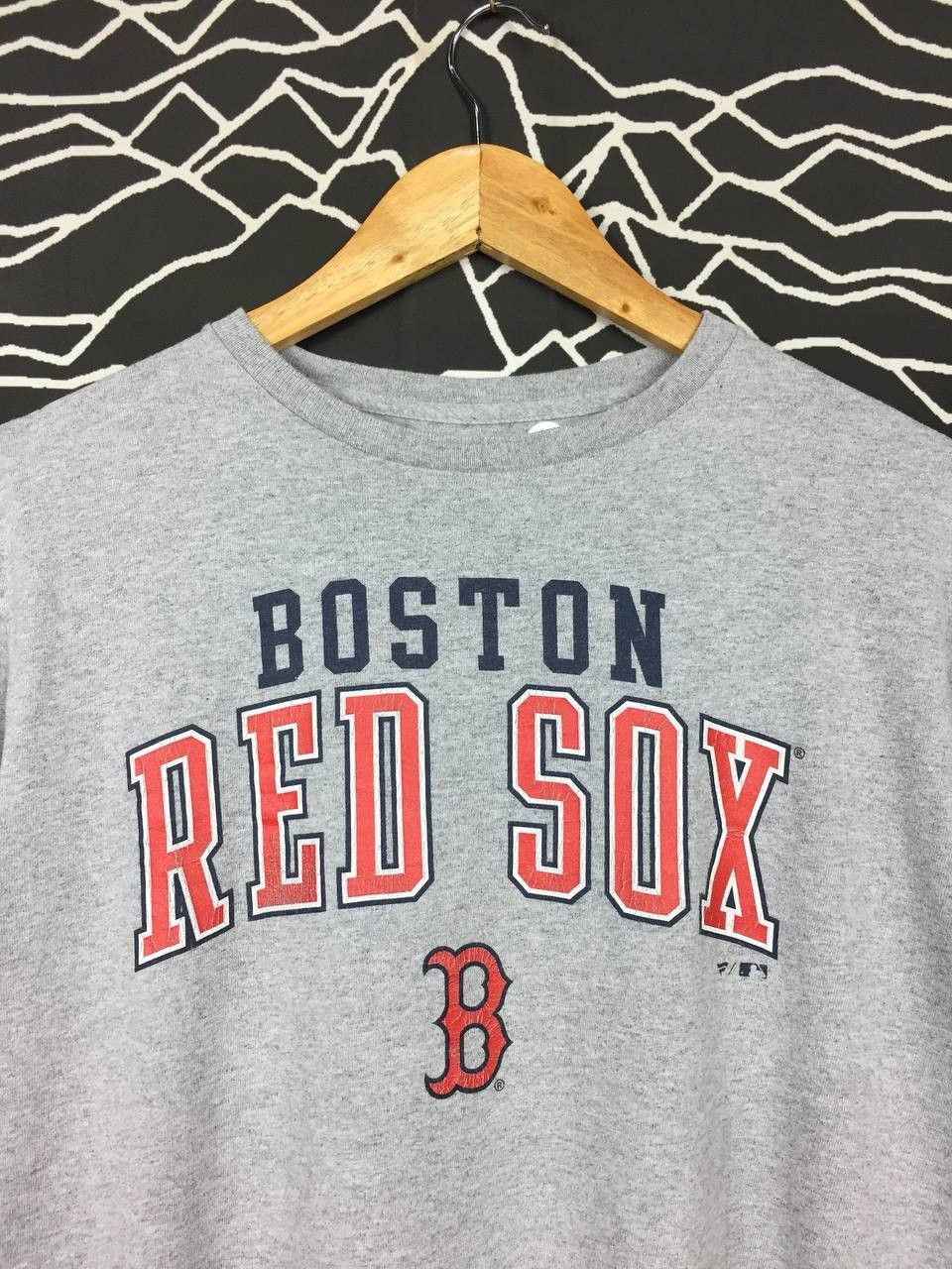 MLB × Majestic × Vintage Vtg Boston Red Sox Spell Out Logo American Sports Tee Size US M / EU 48-50 / 2 - 3 Thumbnail