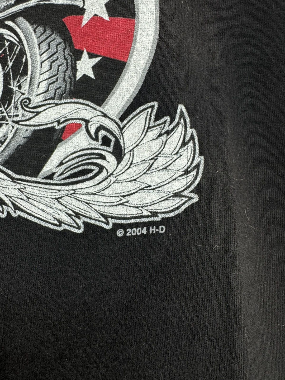 Harley Davidson Vintage Harley Davidson 2004 Chester Double Sided T-shirt Size US L / EU 52-54 / 3 - 9 Thumbnail