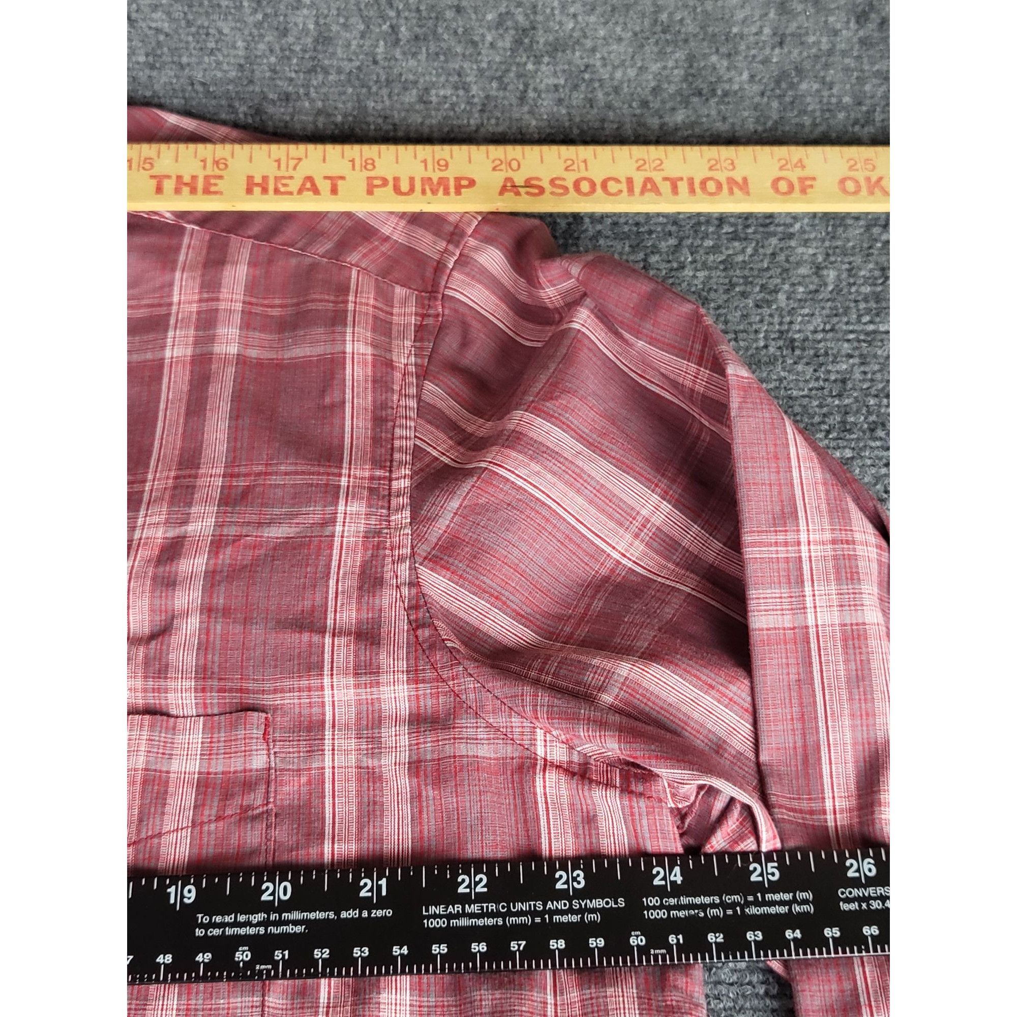 Antigua Nebraska Corn Huskers Button Up Shirt Men Sz XL Plaid Pocket Size US XL / EU 56 / 4 - 4 Thumbnail