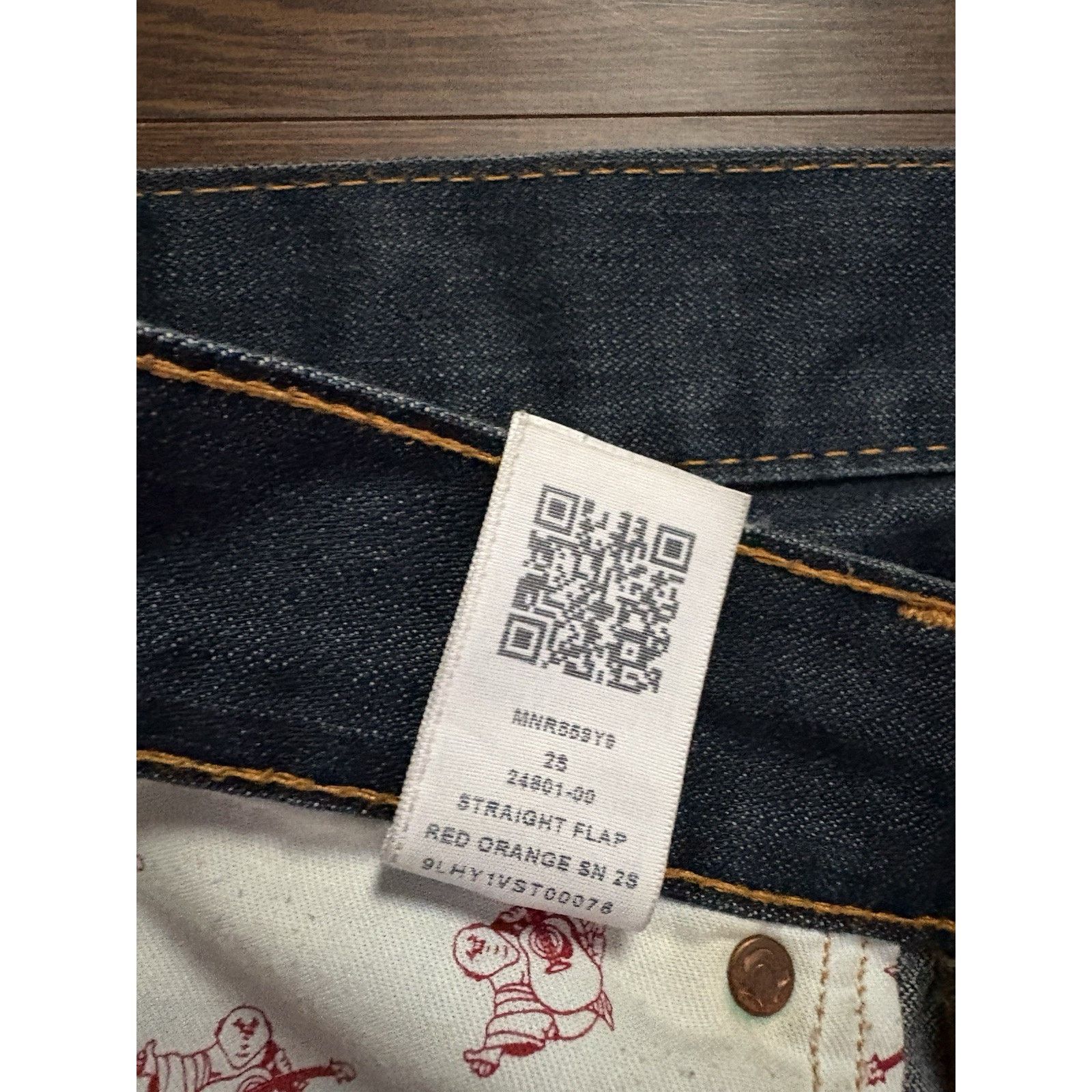True Religion Shorts Mens 30 Blue Straight Flap Pocket Bermu