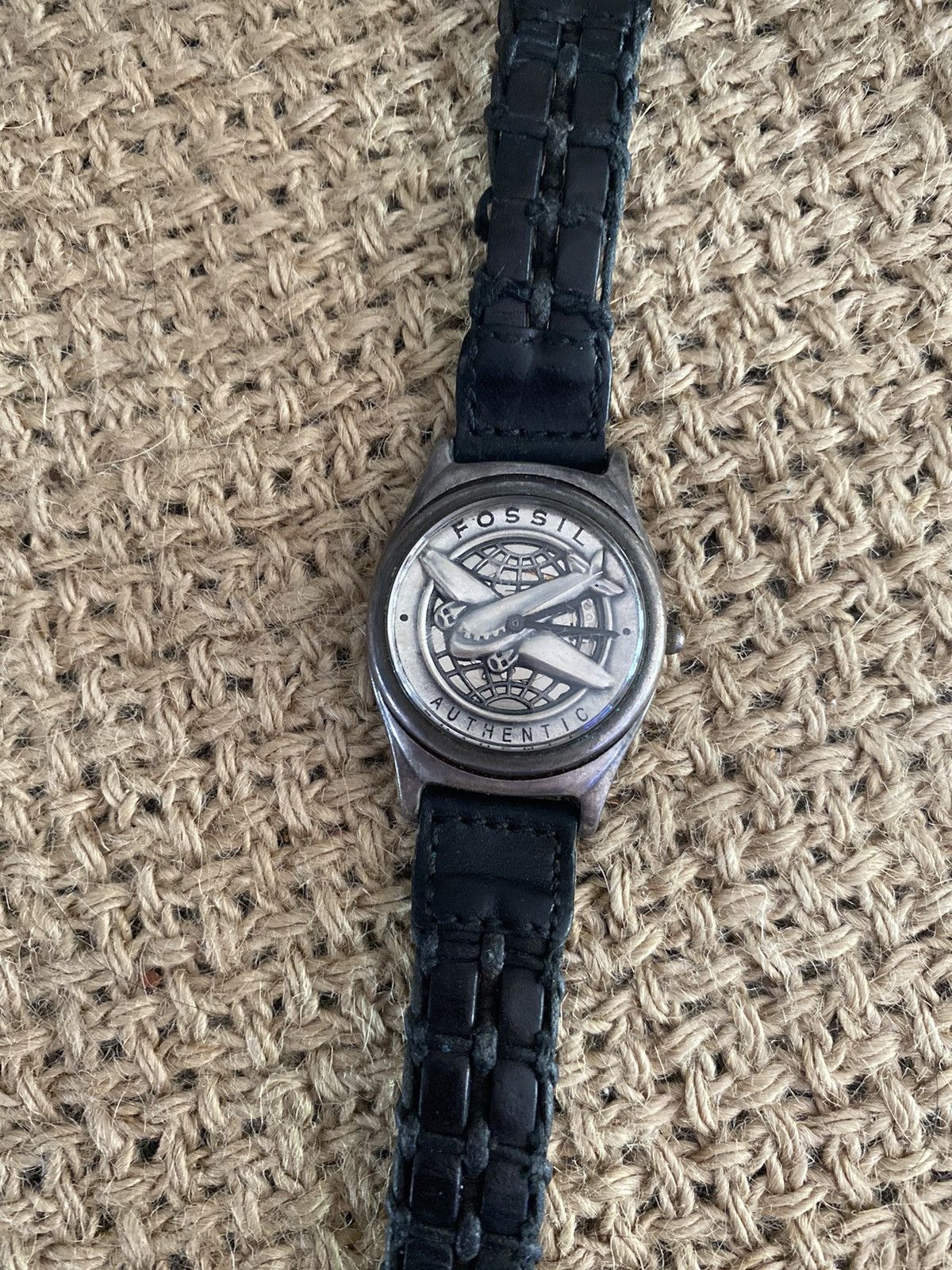 Fossil VINTAGE WOMAN’S AUTHENTIC FOSSIL AIRPLANE WATCH Size ONE SIZE - 2 Thumbnail