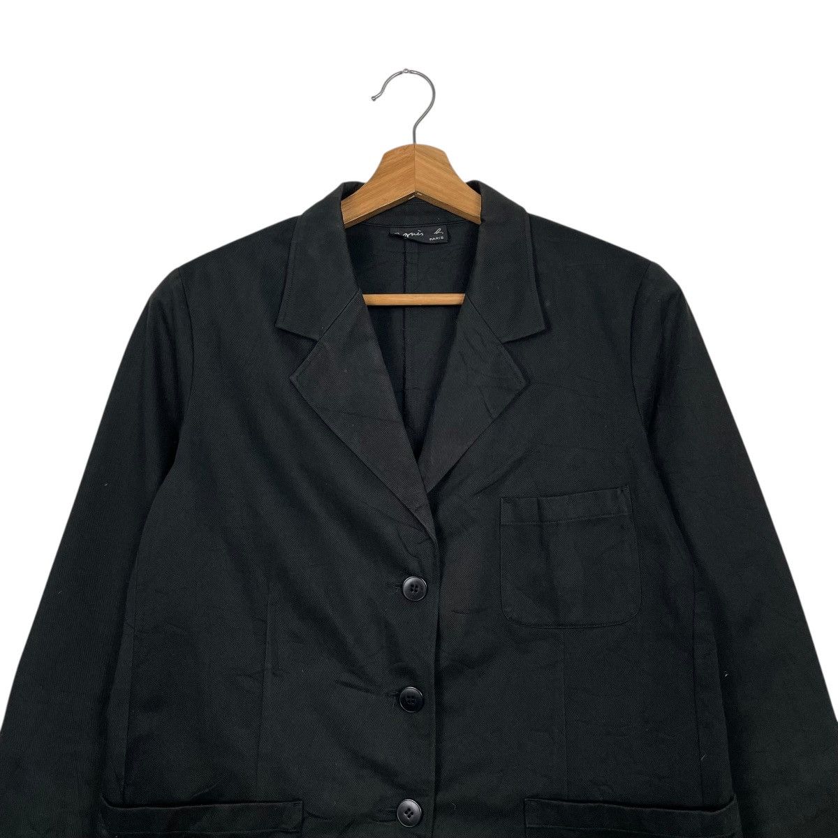 agnes b. Black Agnes B Women Jacket Size M / US 6-8 / IT 42-44 - 2 Thumbnail