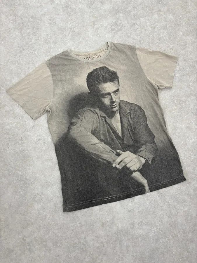 Vintage James Dean Propaganda Grey T-Shirt Size US S / EU 44-46 / 1 - 4 Thumbnail