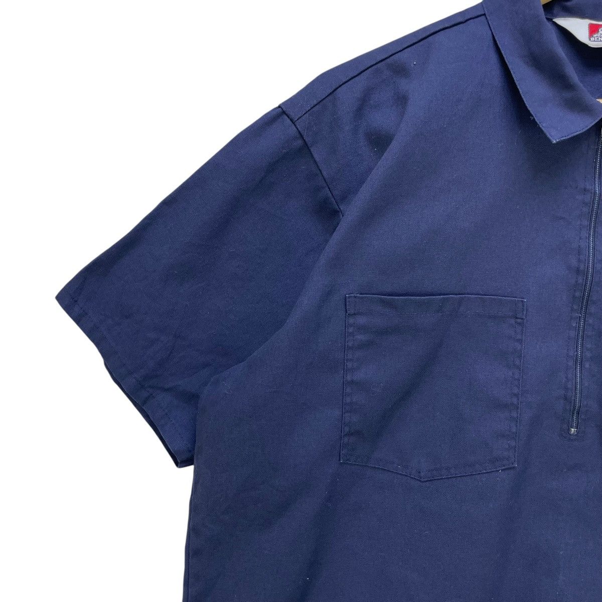 Ben Davis × Dickies 💥Vintage Ben Davis Half Zipper Dual Pocket Jacket Talon Zip Size US L / EU 52-54 / 3 - 7 Thumbnail