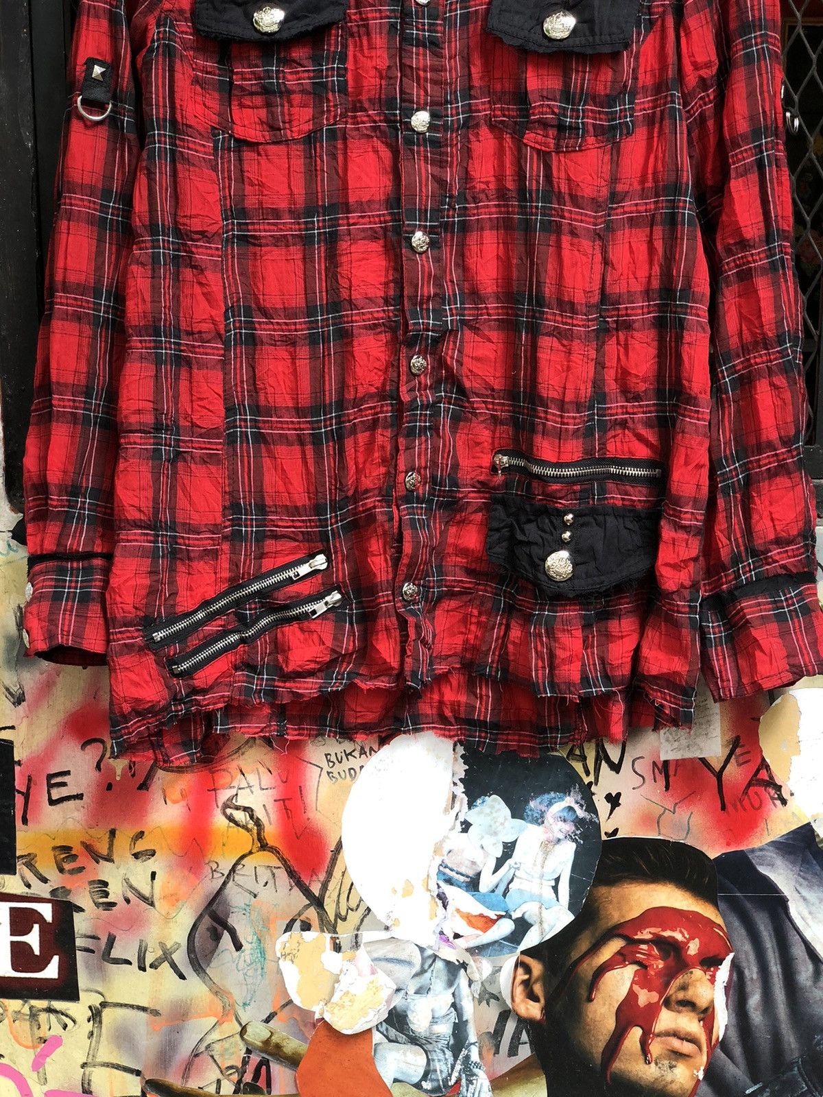 If Six Was Nine × Japanese Brand × Le Grande Bleu (L.G.B.) JAPANESE SEXPOT REVENGE SKULL PUNK STYLE Size US L / EU 52-54 / 3 - 4 Thumbnail