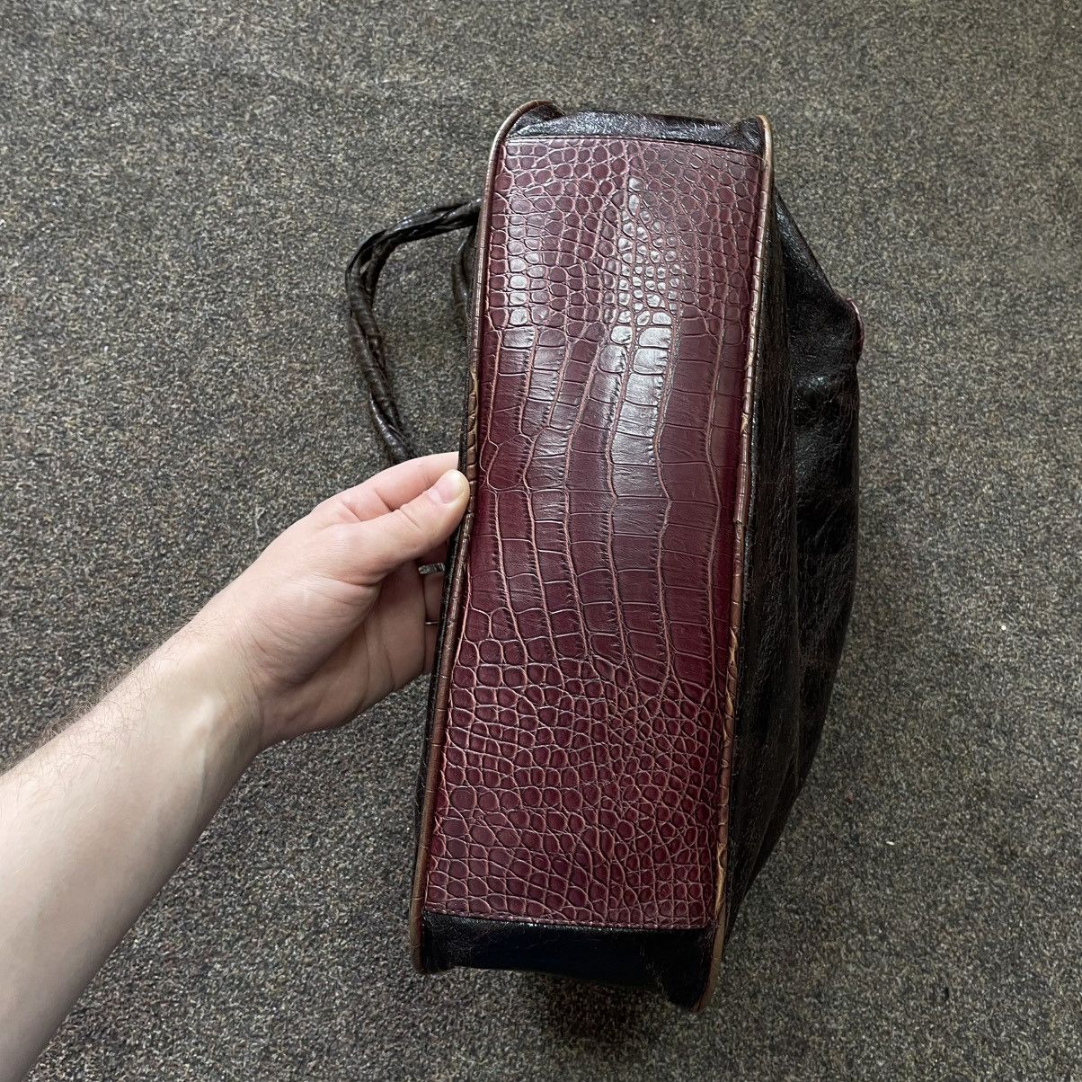 Japanese Brand × Vintage RARE Lauradin Y2K Distressed Faux Leather Purse CrossbodyBag Size ONE SIZE - 6 Thumbnail
