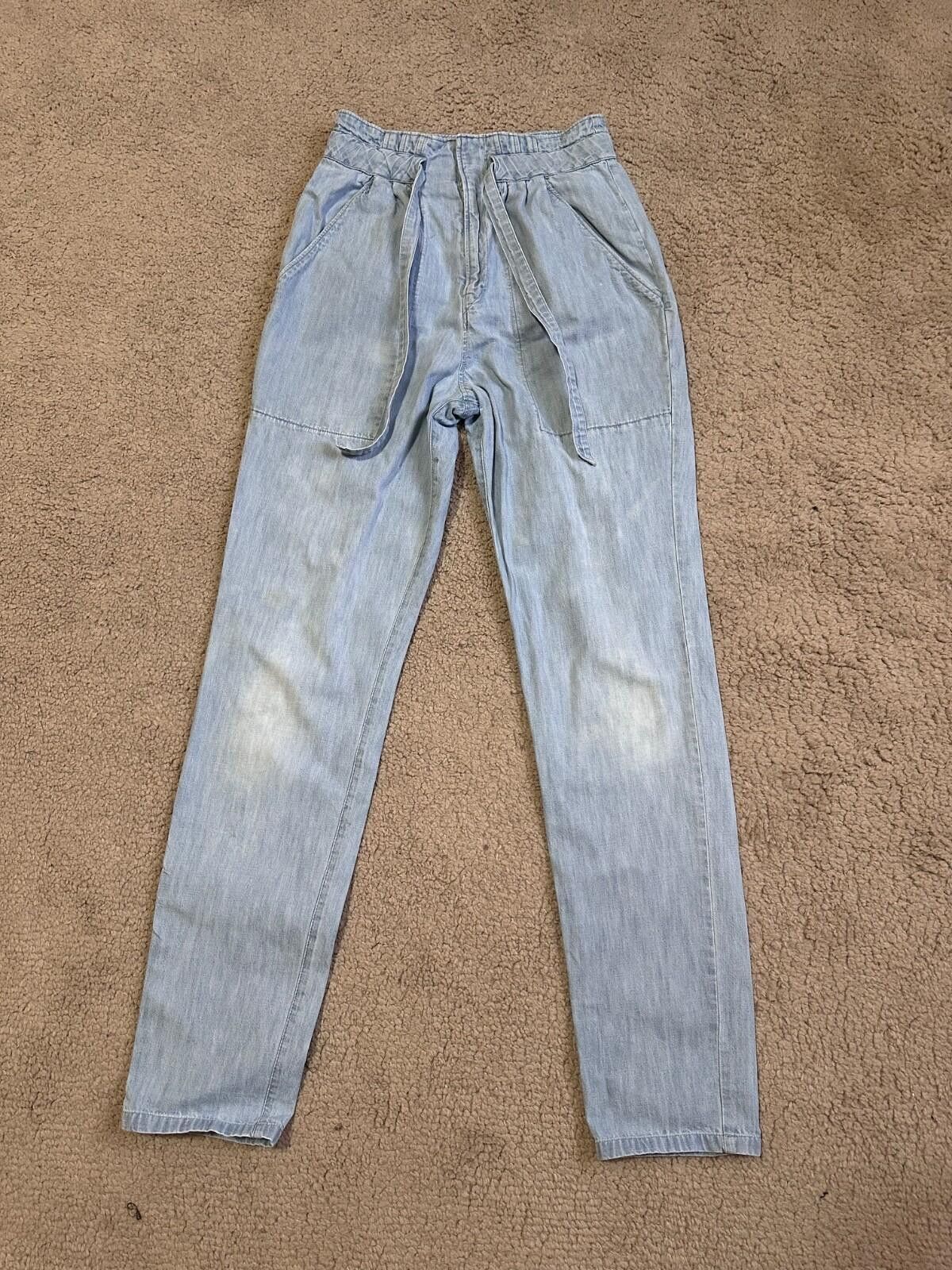 Isabel Marant Isabel Marant Chambray Muardo Pants Blue Size 34 Size 34" / US 12 / IT 48 - 1 Thumbnail