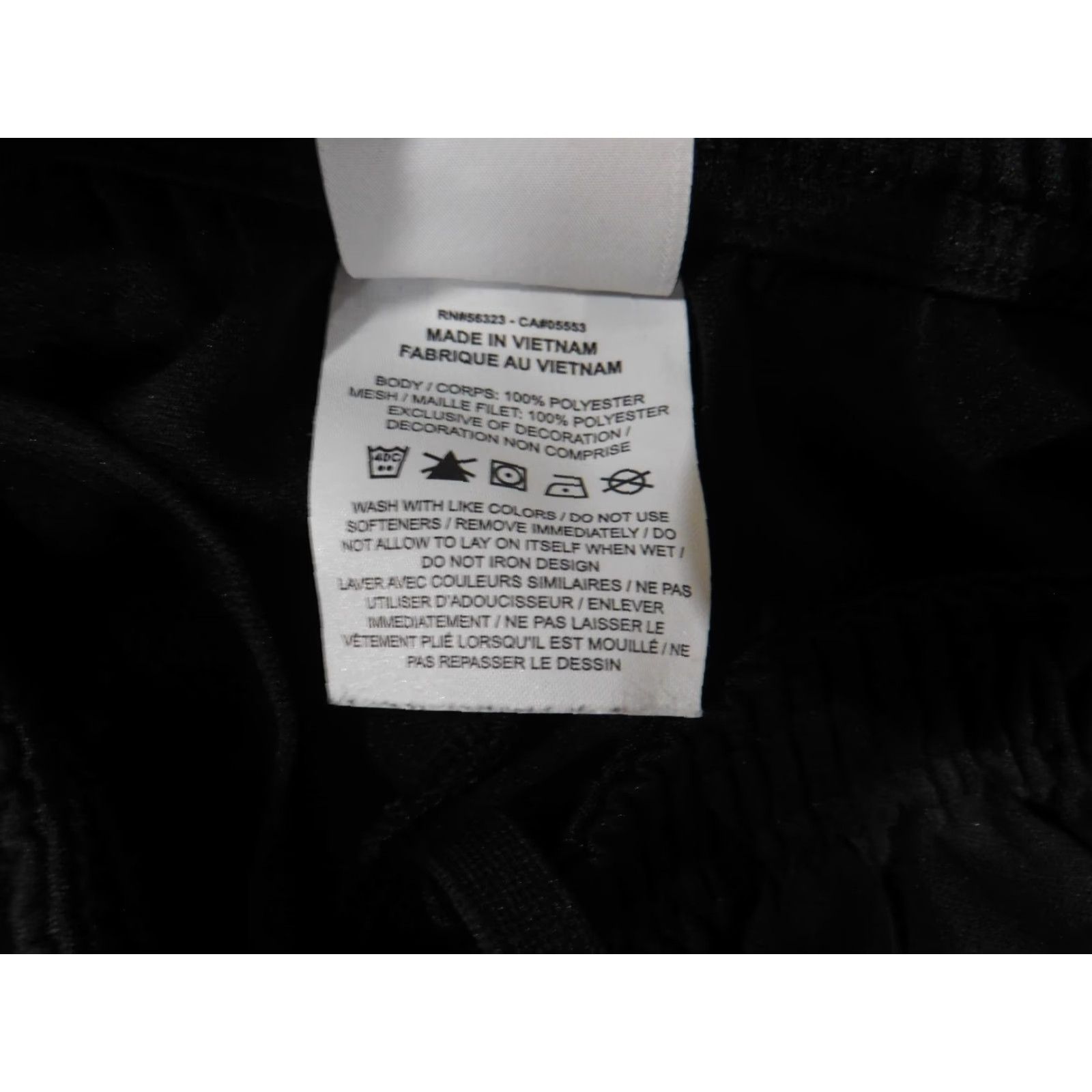 Nike Nike Dri-FIT Sweatpants Womens Small Black Zip Ankle Stretch Performance Regular Inseam 26in Pants Straight Logo Athletic Gy m & Training, Walking Size 42" / US 20 - 4 Thumbnail