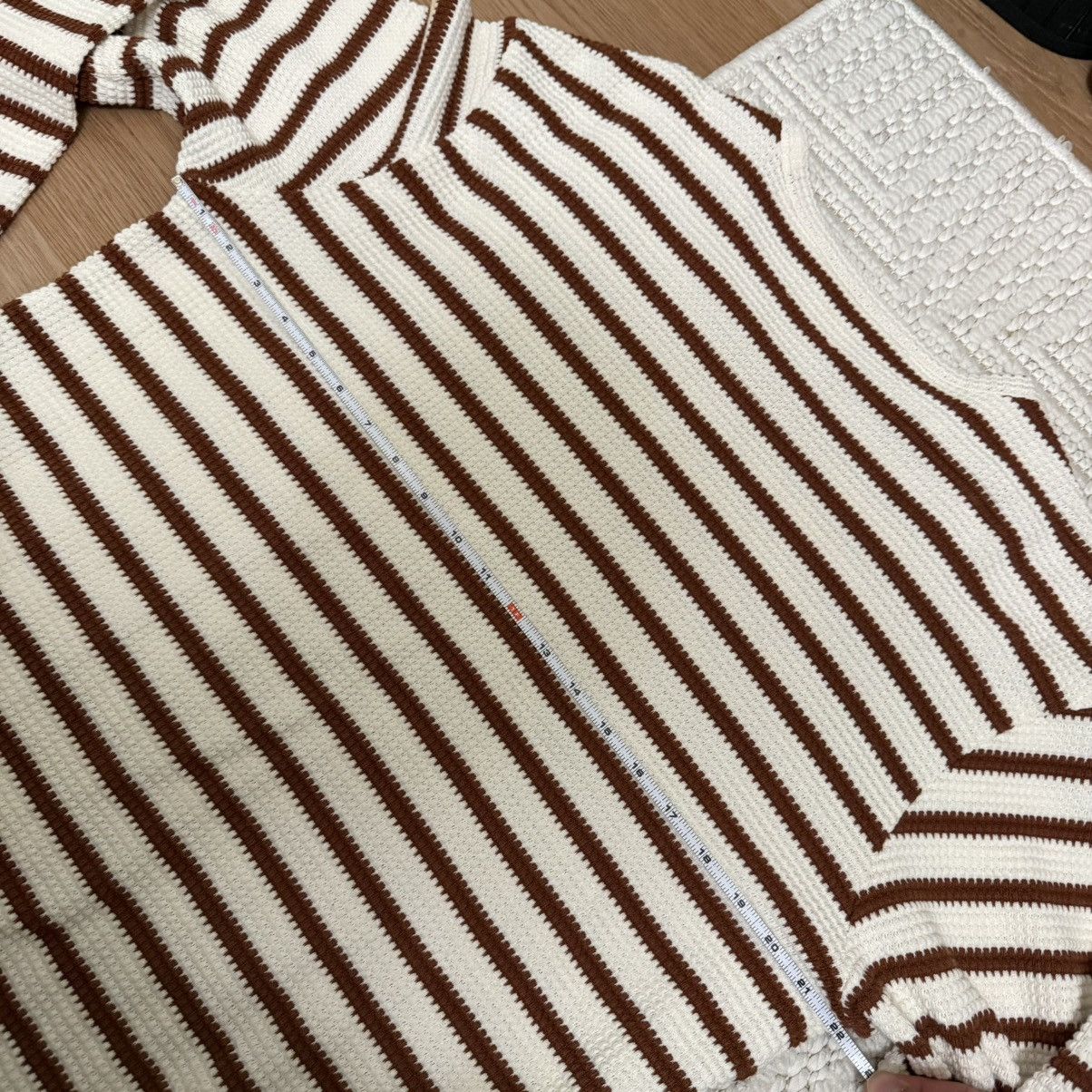 Aime Leon Dore Aime Leon Dore Knit Striped Jacquard Long Sleeve T Shirt Size US L / EU 52-54 / 3 - 5 Thumbnail