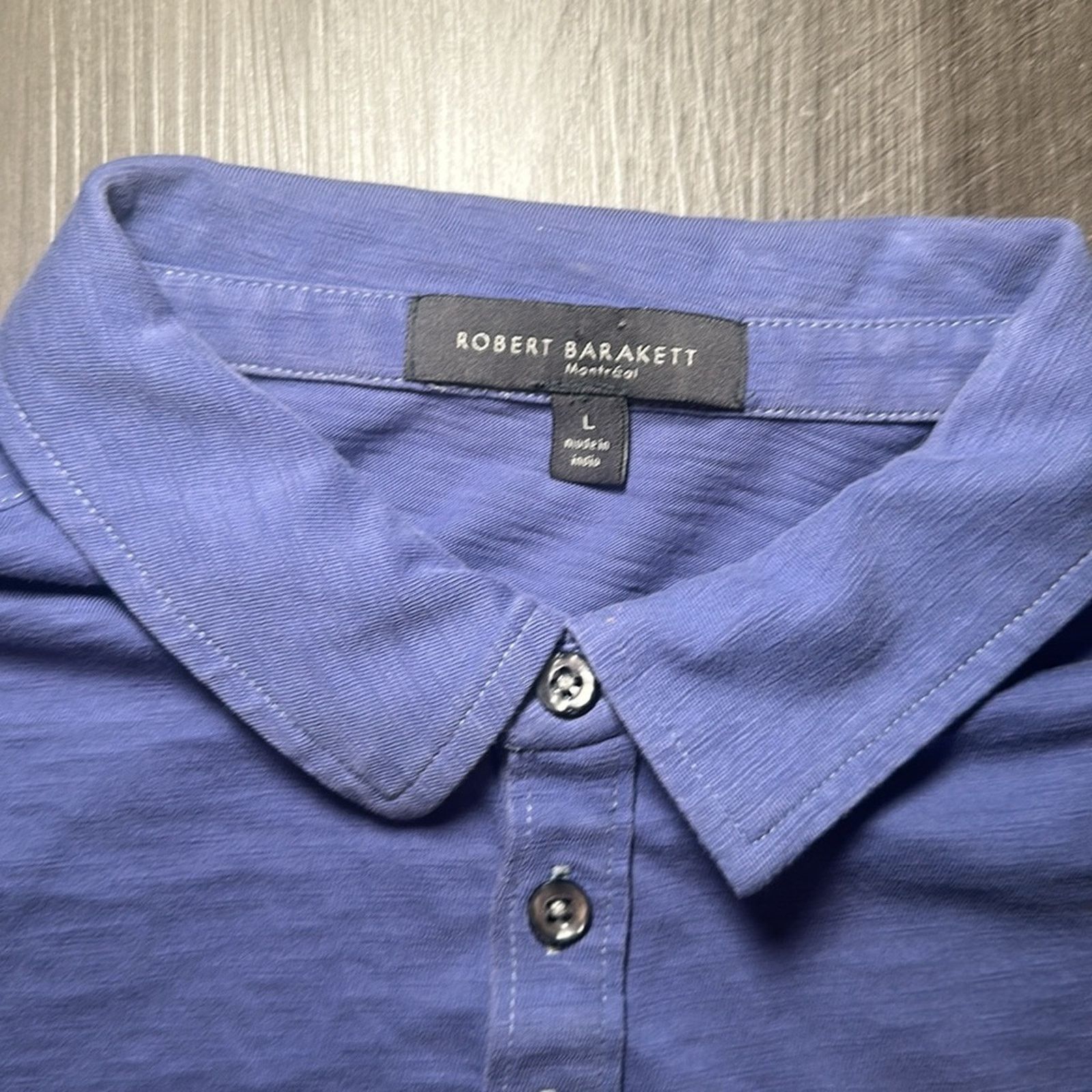 Robert Barakett Robert Barakett Georgia Jersey Pocket Polo - Large Size US L / EU 52-54 / 3 - 6 Thumbnail