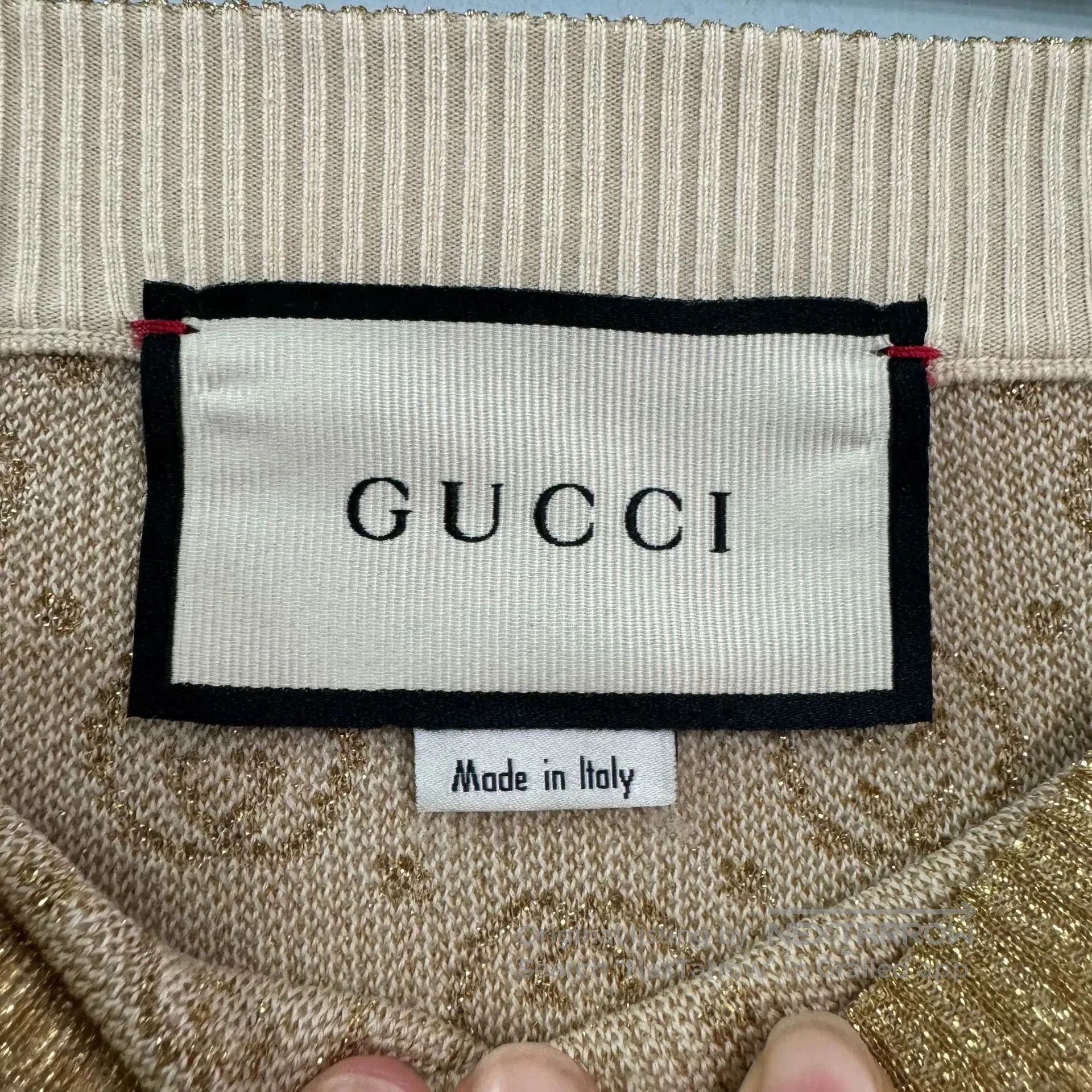 Gucci Gucci Logo All. Size 33" - 3 Thumbnail