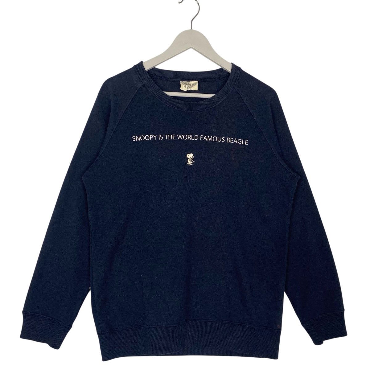 Other Vintage Peanuts Snoopy Printed Crewneck Sweatshirt Navy Blue Size US M / EU 48-50 / 2 - 1 Thumbnail