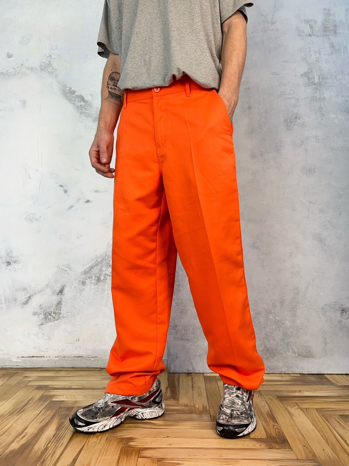 Dunlop Vintage Dunlop Orange Chino Pants Size 34 Size US 34 / EU 50 - 2 Thumbnail