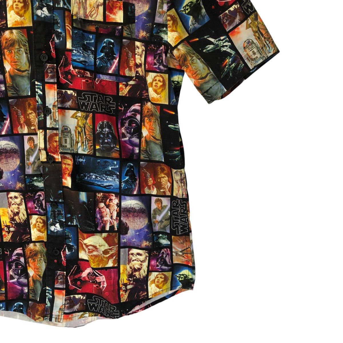 Star Wars Vintage Star Wars Button Ups Fullprint Shirt Size US M / EU 48-50 / 2 - 2 Thumbnail