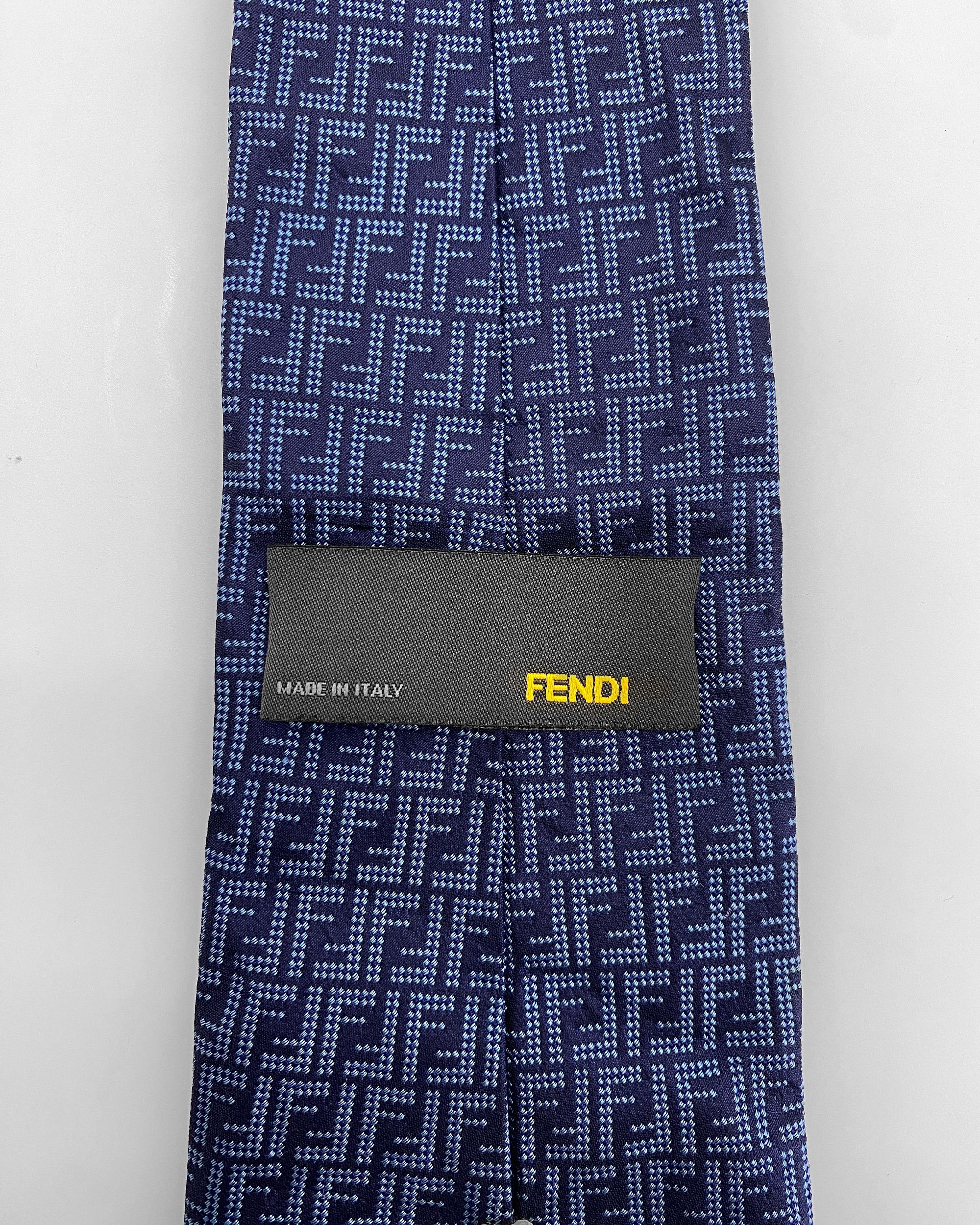 Fendi 2000s Monogram Tie Size ONE SIZE - 5 Thumbnail