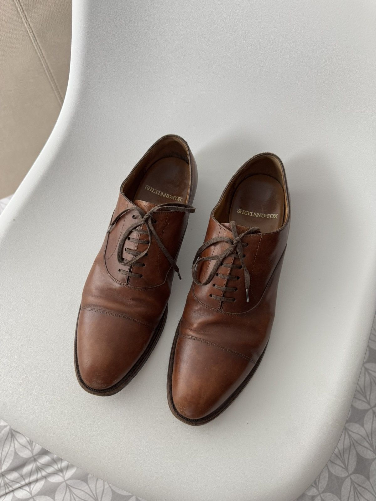 Designer × Japanese Brand Shetland Fox Japan Dress Shoes Size US 9 / EU 42 - 1 Thumbnail