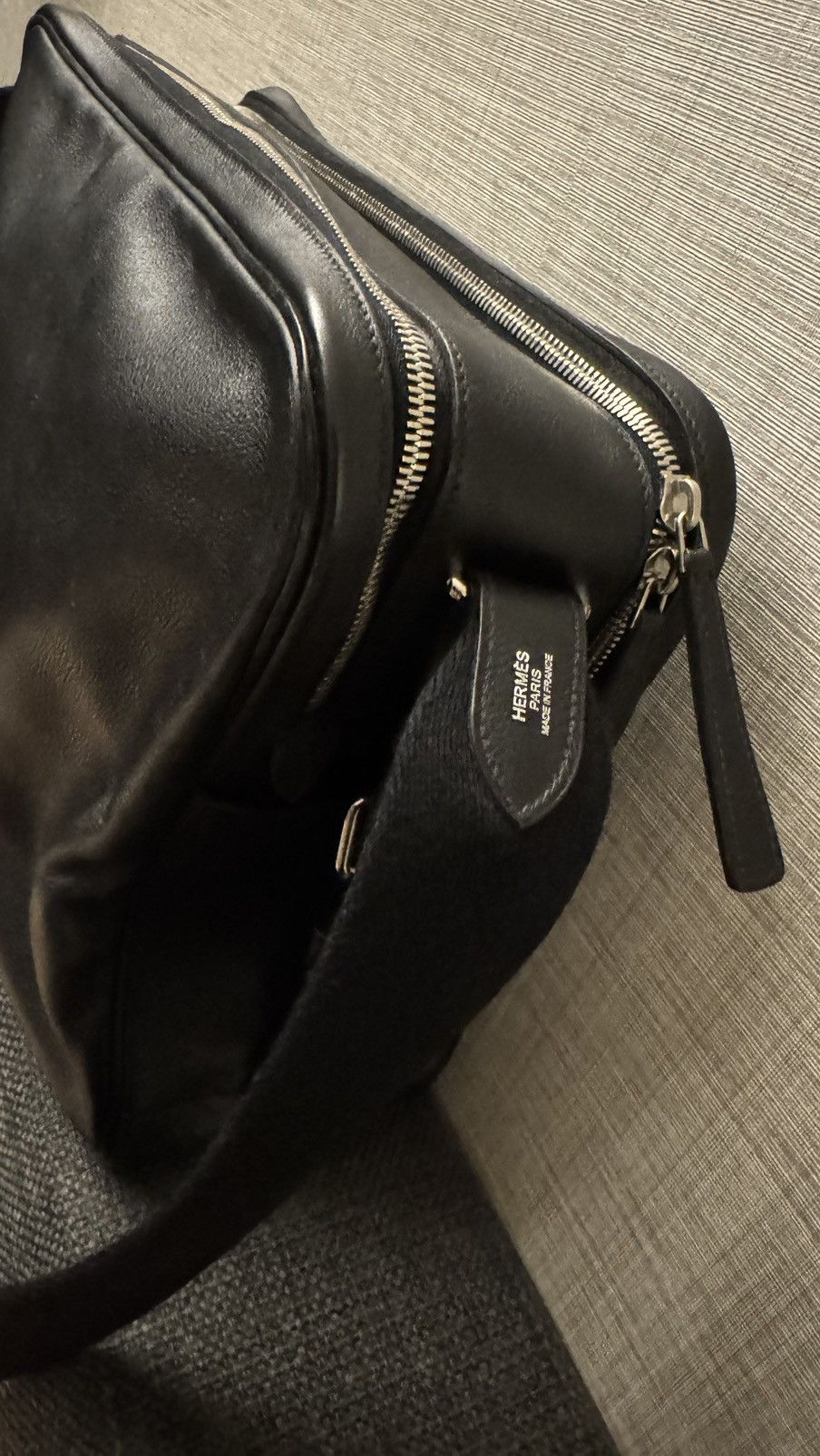 Hermes Hermes Habdo Reporter Black Shoulder Bag Size ONE SIZE - 7 Thumbnail